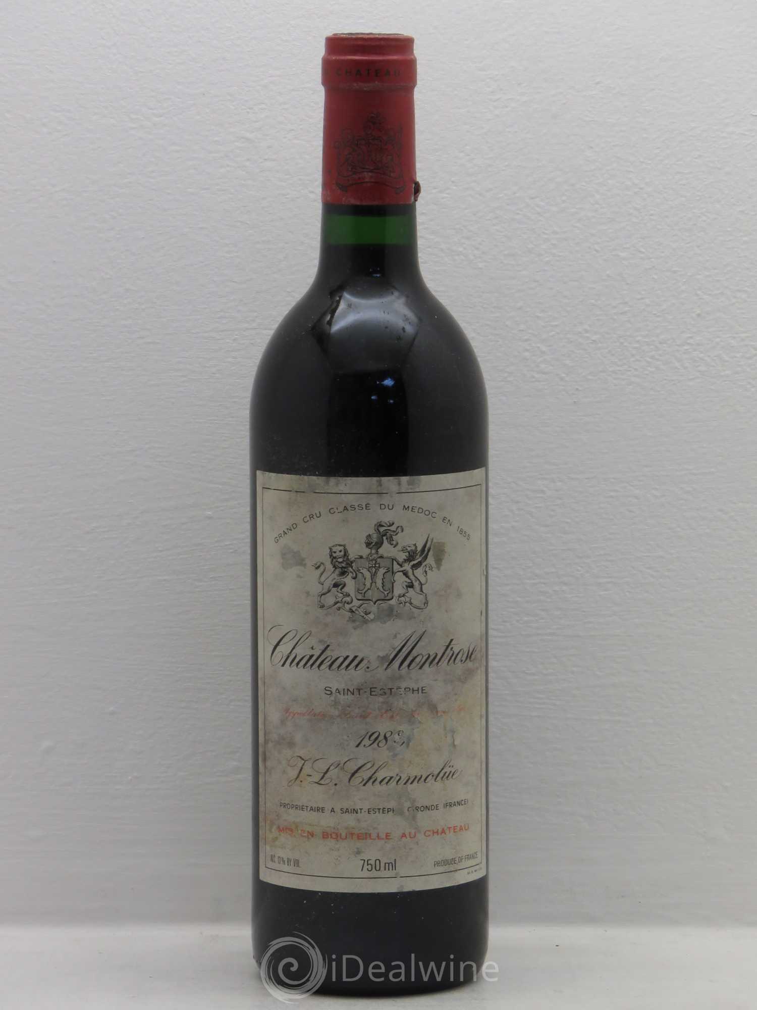Château Montrose 2ème Grand Cru Classé 1989 - Lot de 1 bouteille - 0
