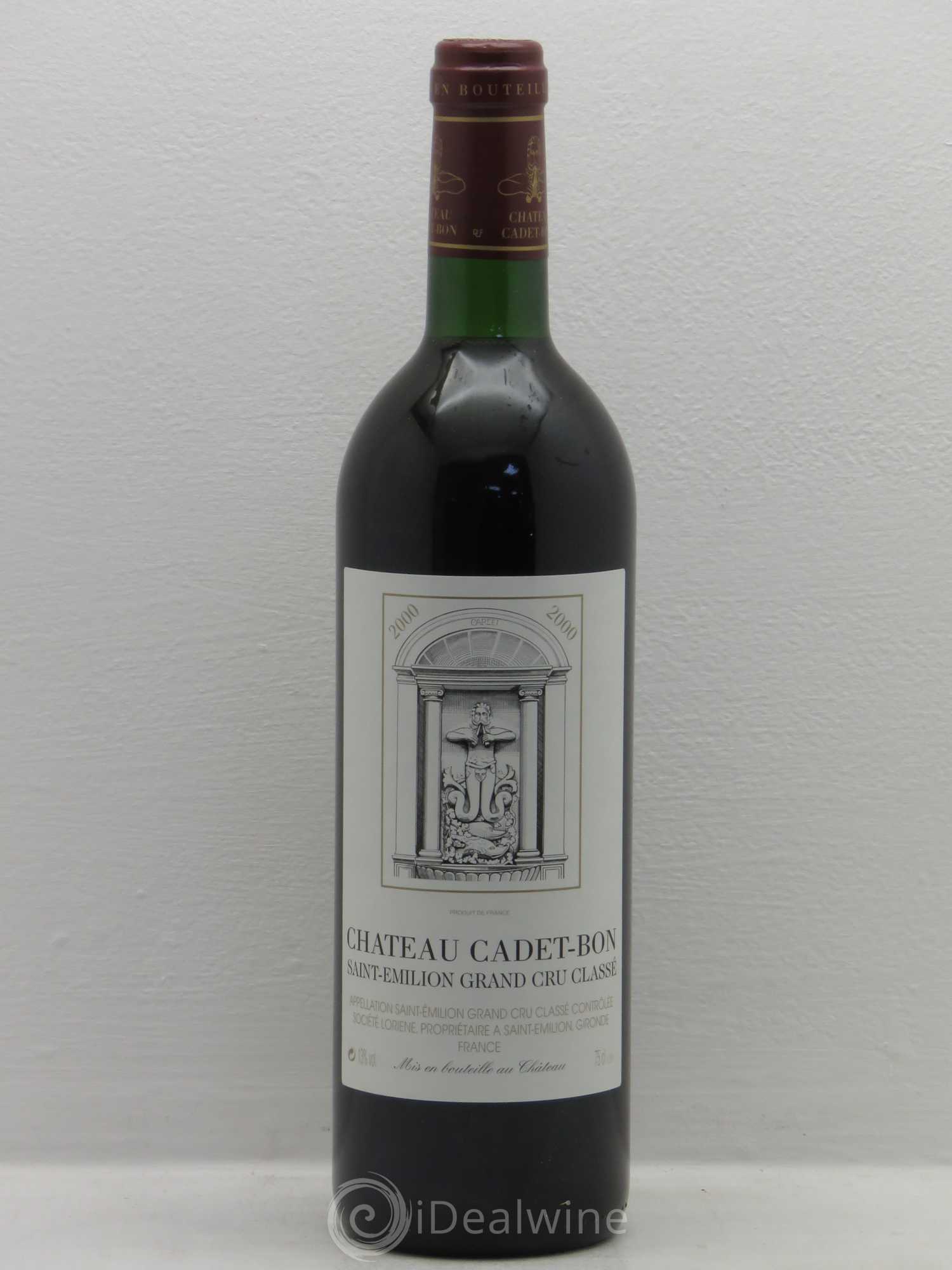 Château Cadet Bon Grand Cru Classé 2000 - Lot de 6 bouteilles - 0