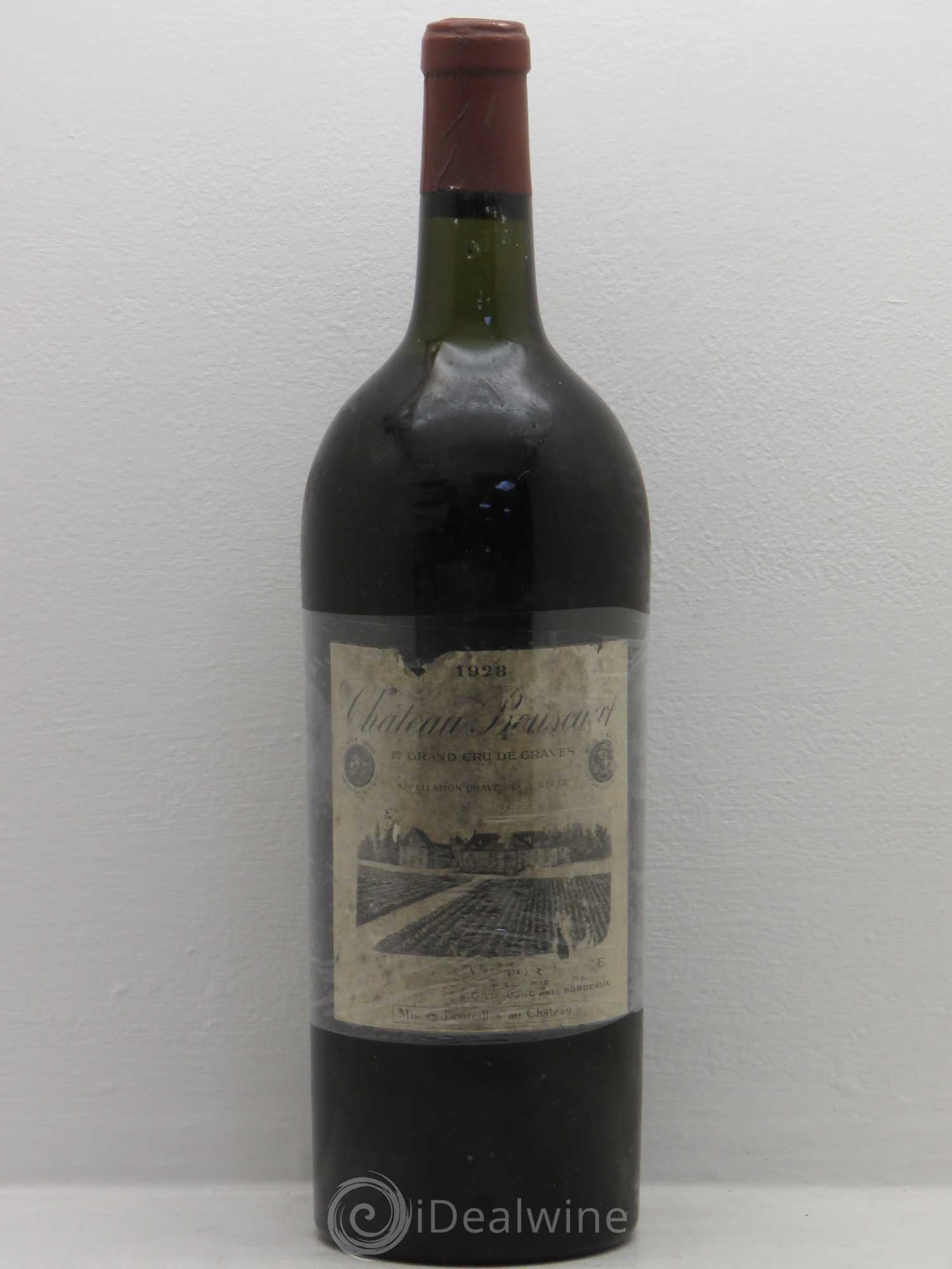 Château Bouscaut Cru Classé de Graves 1928 - Lot de 1 magnum - 0