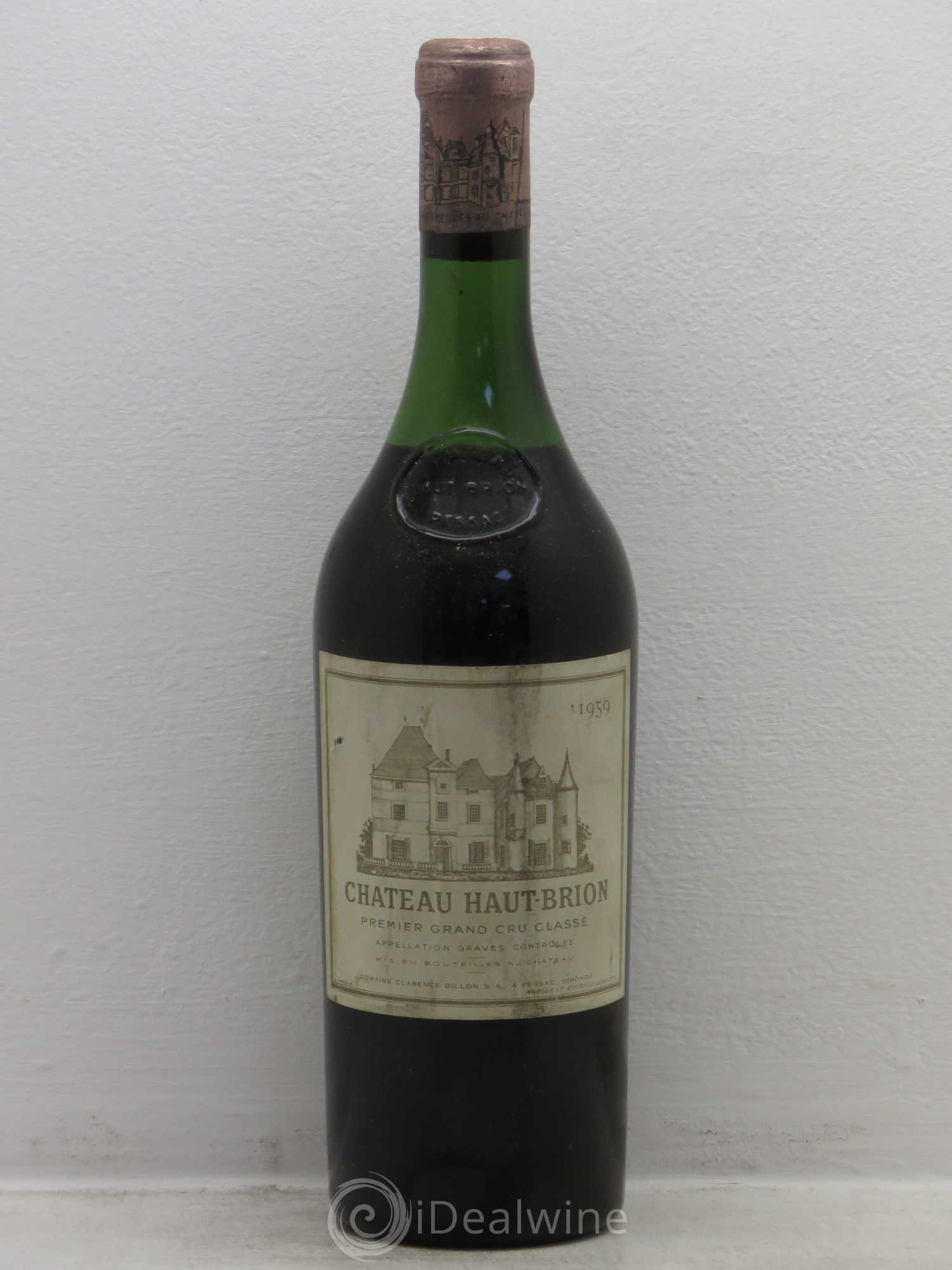 Château Haut Brion 1er Grand Cru Classé 1959 - Lot de 1 bouteille - 0
