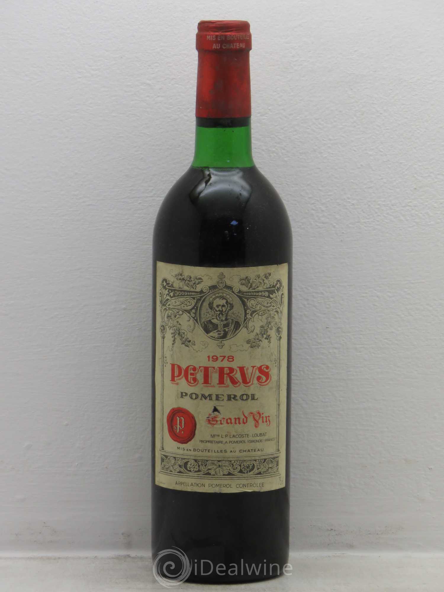 Petrus 1978 - Lot de 1 bouteille - 0