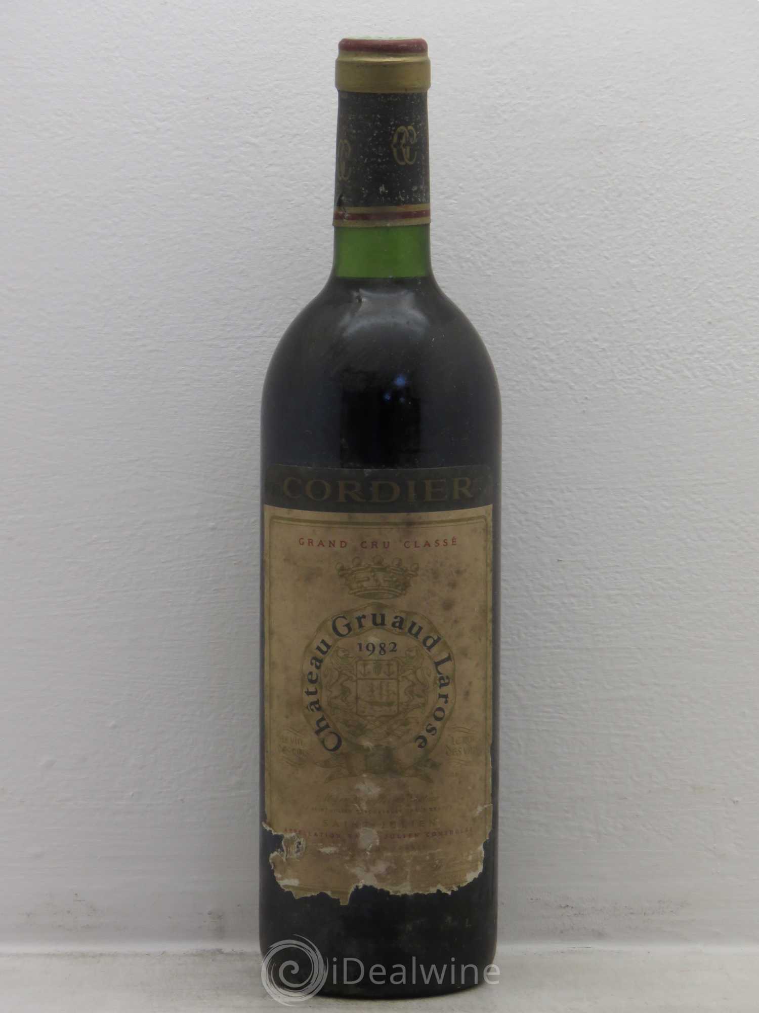 Château Gruaud Larose 2ème Grand Cru Classé 1982 - Lot de 1 bouteille - 0
