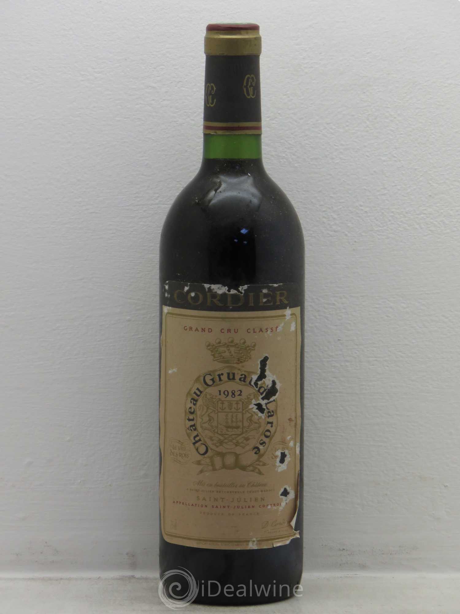 Château Gruaud Larose 2ème Grand Cru Classé 1982 - Lot de 1 bouteille - 0