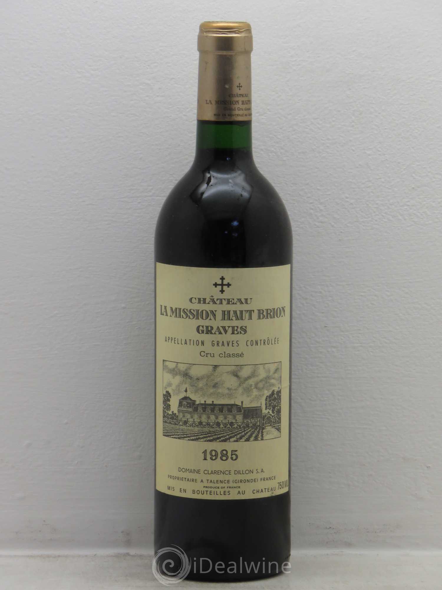 Château la Mission Haut-Brion Cru Classé de Graves 1985 - Lot de 1 bouteille - 0
