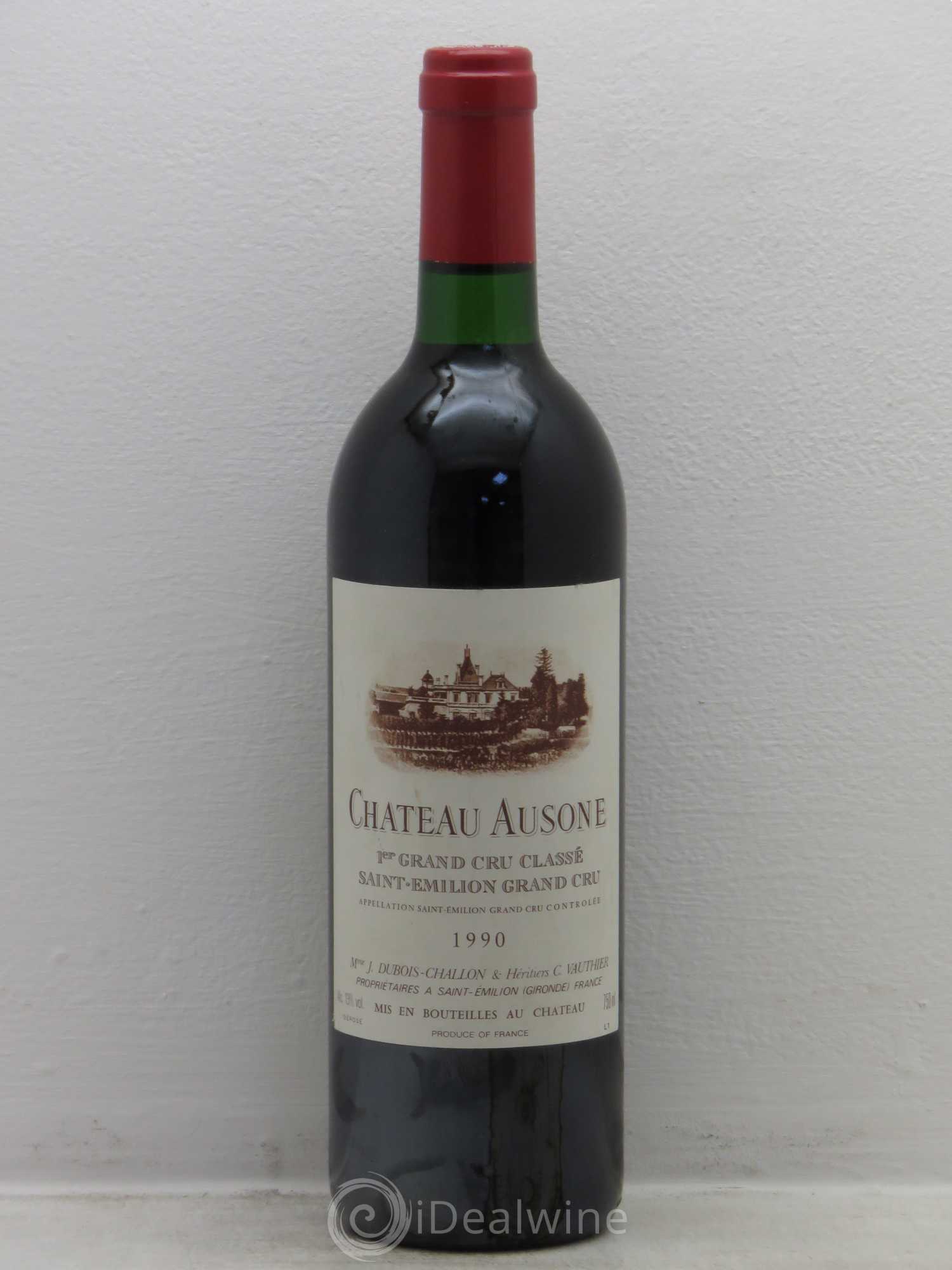 Château Ausone 1er Grand Cru Classé A 1990 - Lot de 1 bouteille - 0