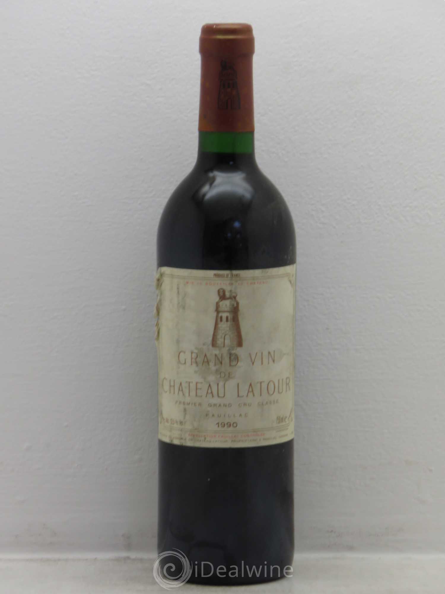Château Latour 1er Grand Cru Classé 1990 - Lot de 1 bouteille - 0