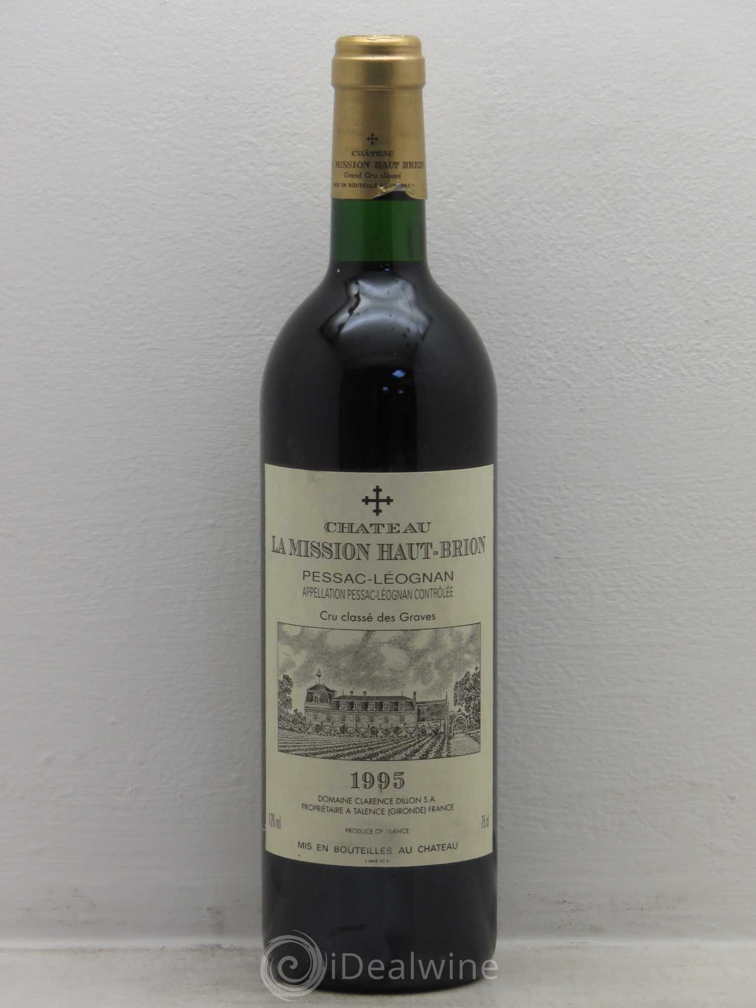 Château la Mission Haut-Brion Cru Classé de Graves 1995 - Lot de 1 bouteille - 0