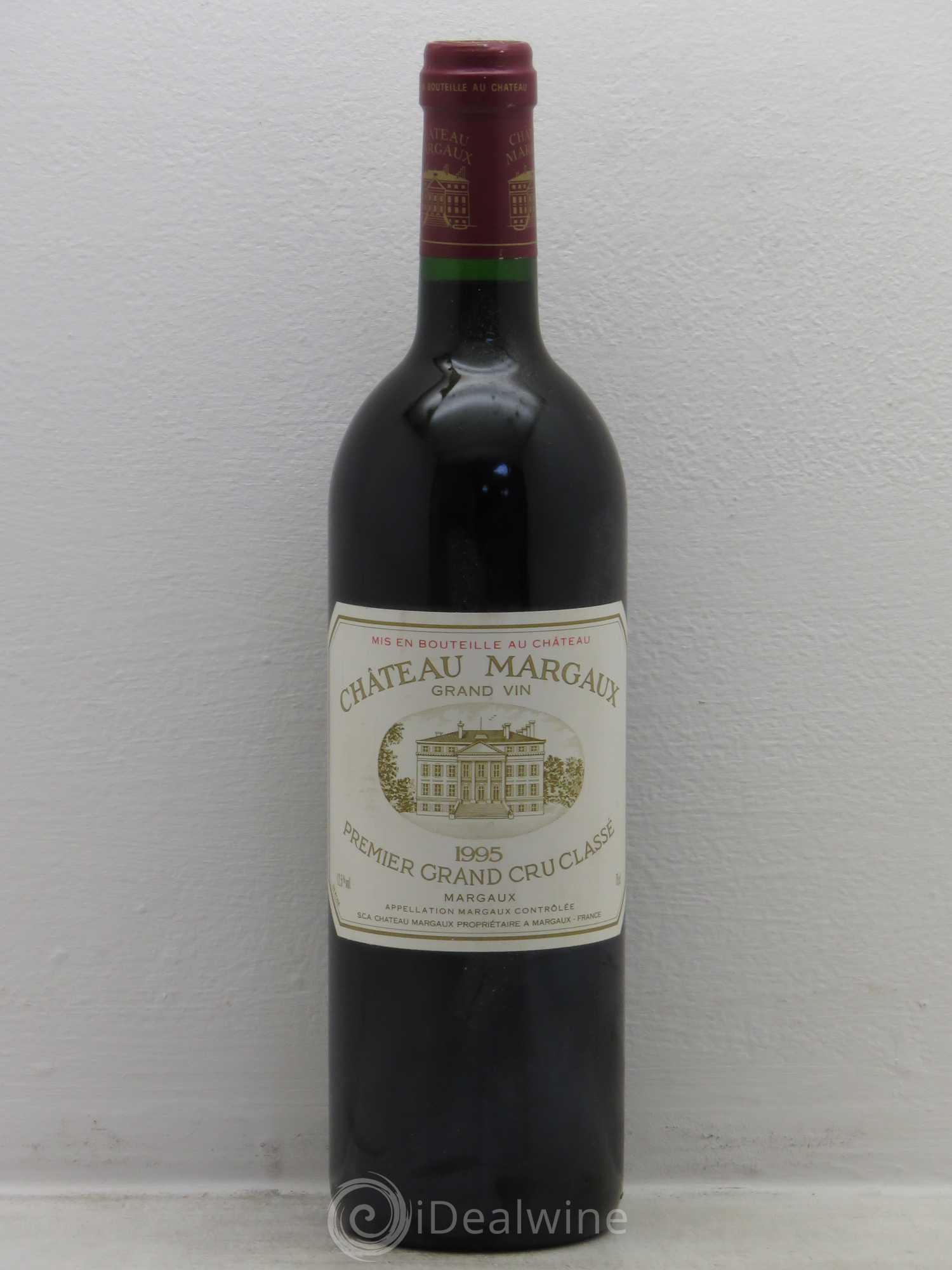 Château Margaux 1er Grand Cru Classé 1995 - Lot de 1 bouteille - 0