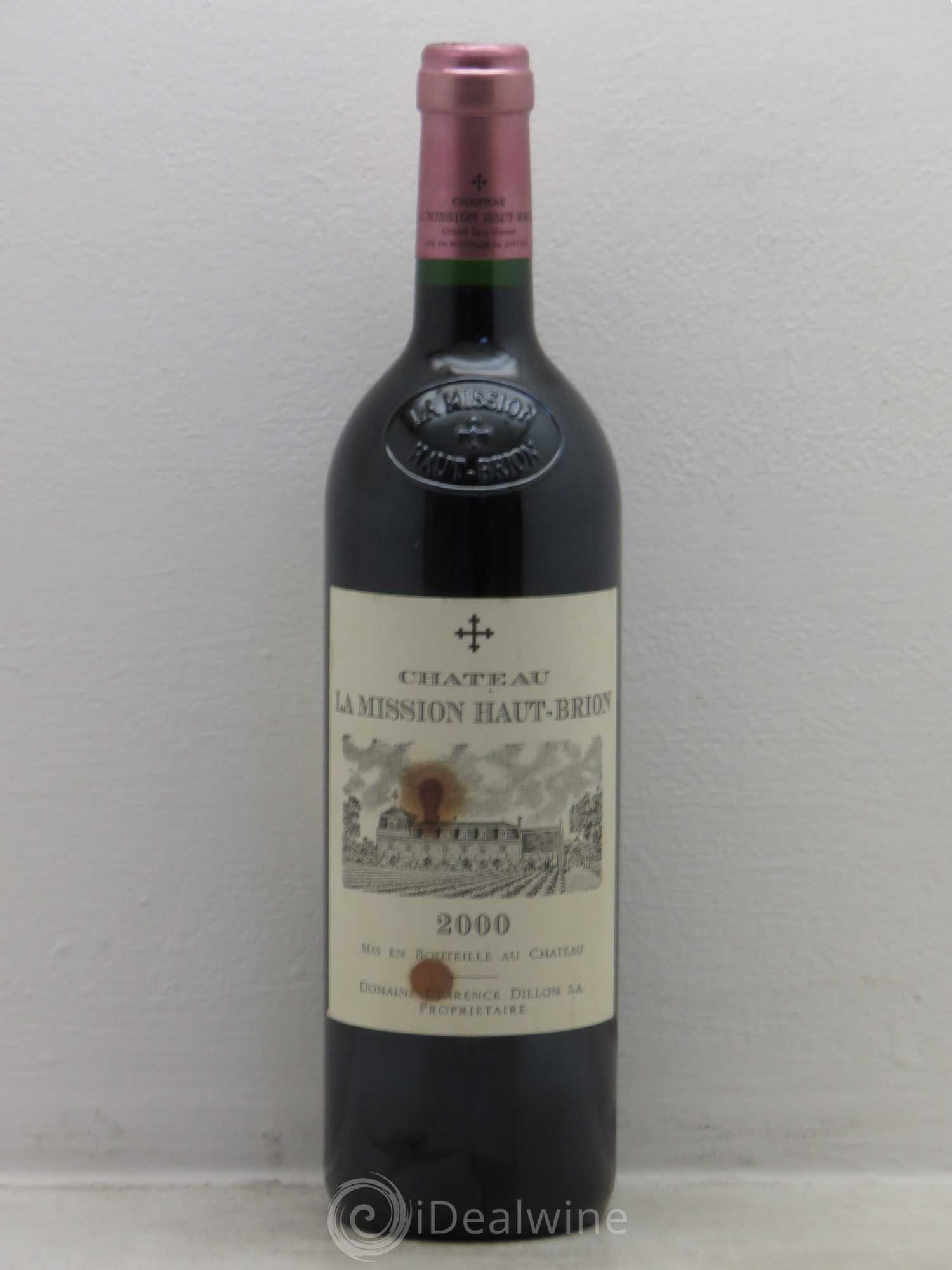 Château la Mission Haut-Brion Cru Classé de Graves 2000 - Lot de 1 bouteille - 0