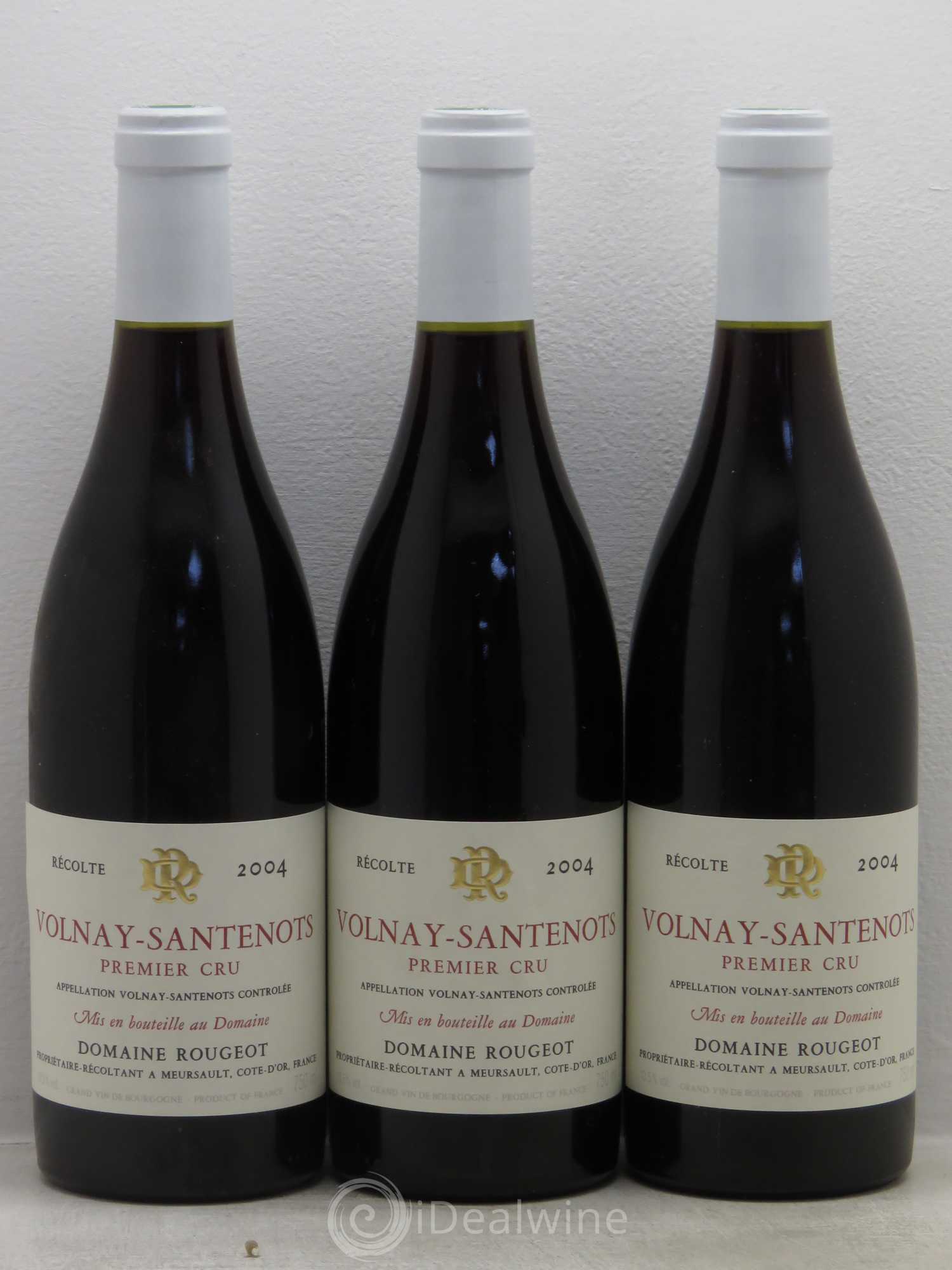 Volnay 1er Cru Domaine Rougeot 2004 - Lot de 3 bouteilles - 0