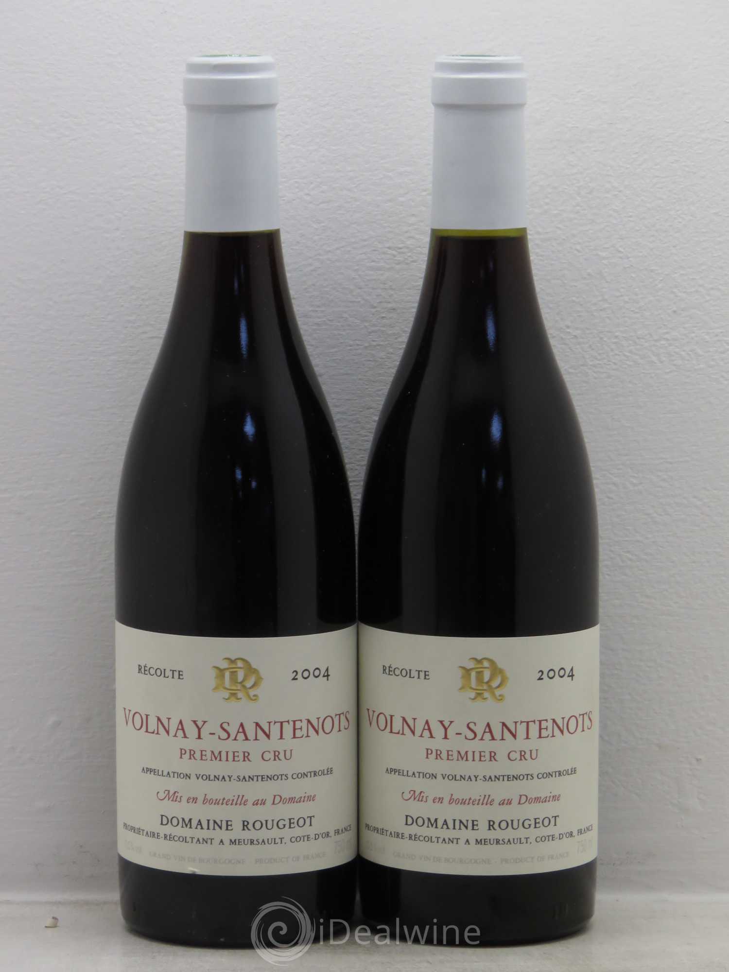 Volnay 1er Cru Domaine Rougeot (sans prix de réserve) 2004 - Posten von 2 Flaschen - 0