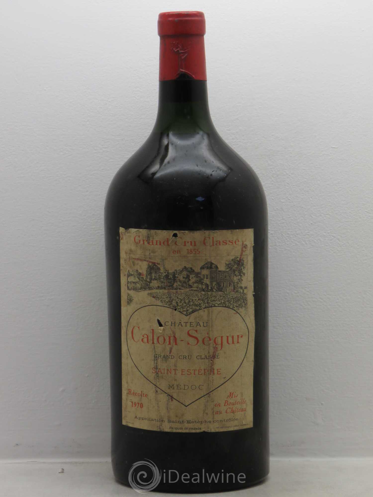 Château Calon Ségur 3ème Grand Cru Classé 1970 - Lot de 1 double magnum - 0