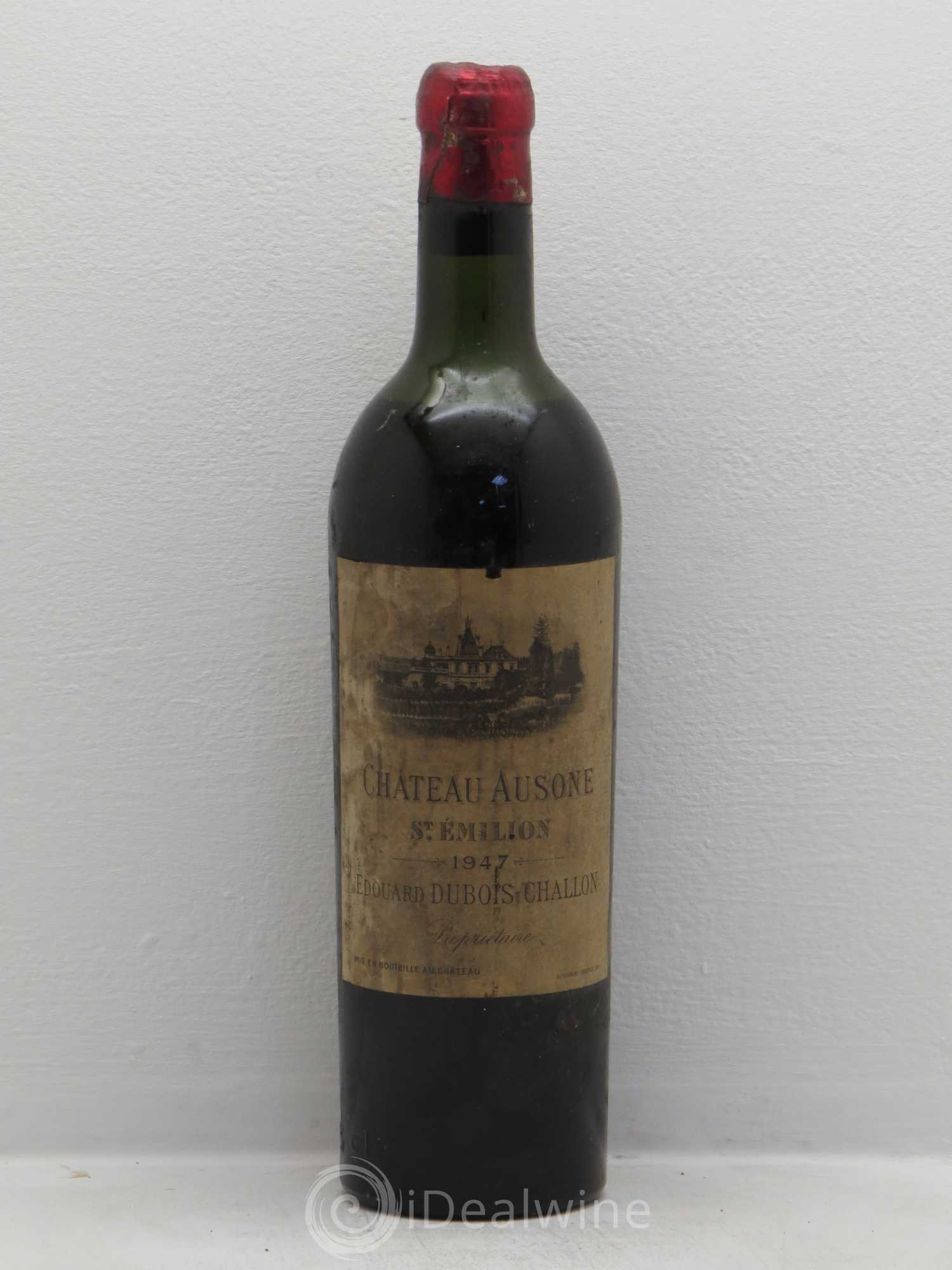 Château Ausone 1er Grand Cru Classé A 1947 - Lot de 1 bouteille - 0