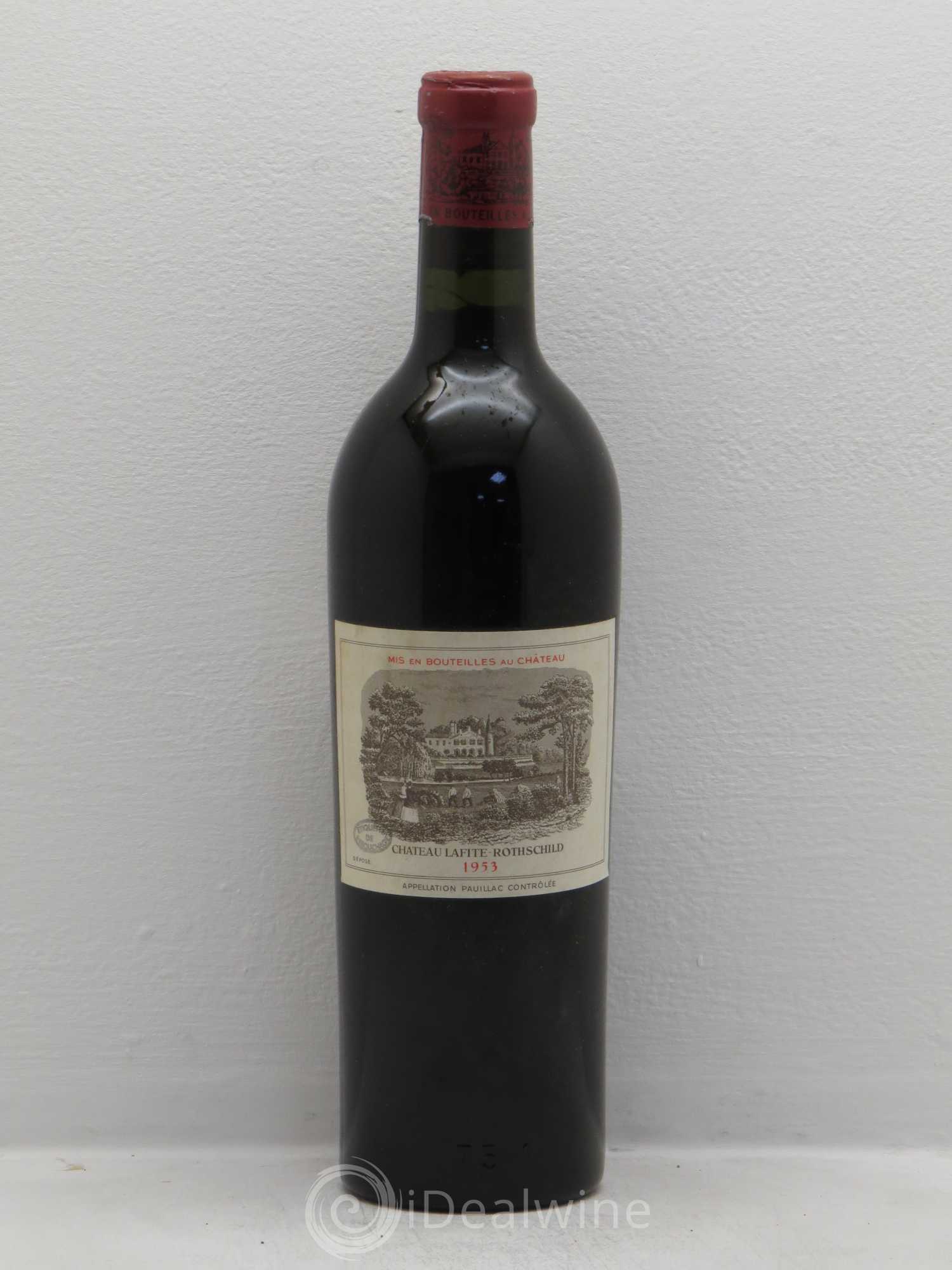Château Lafite Rothschild 1er Grand Cru Classé 1953 - Lot de 1 bouteille - 0