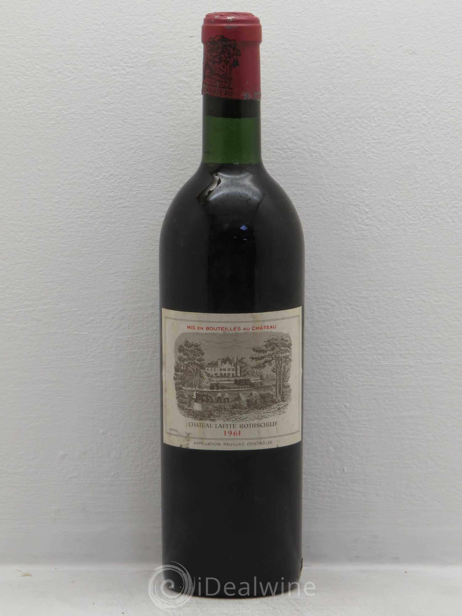 Château Lafite Rothschild 1er Grand Cru Classé 1961 - Lot de 1 bouteille - 0
