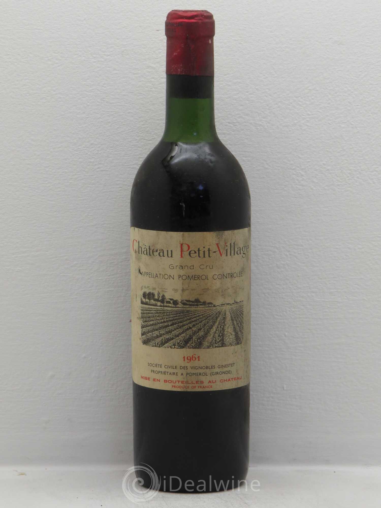 Château Petit Village 1961 - Lot de 1 bouteille - 0