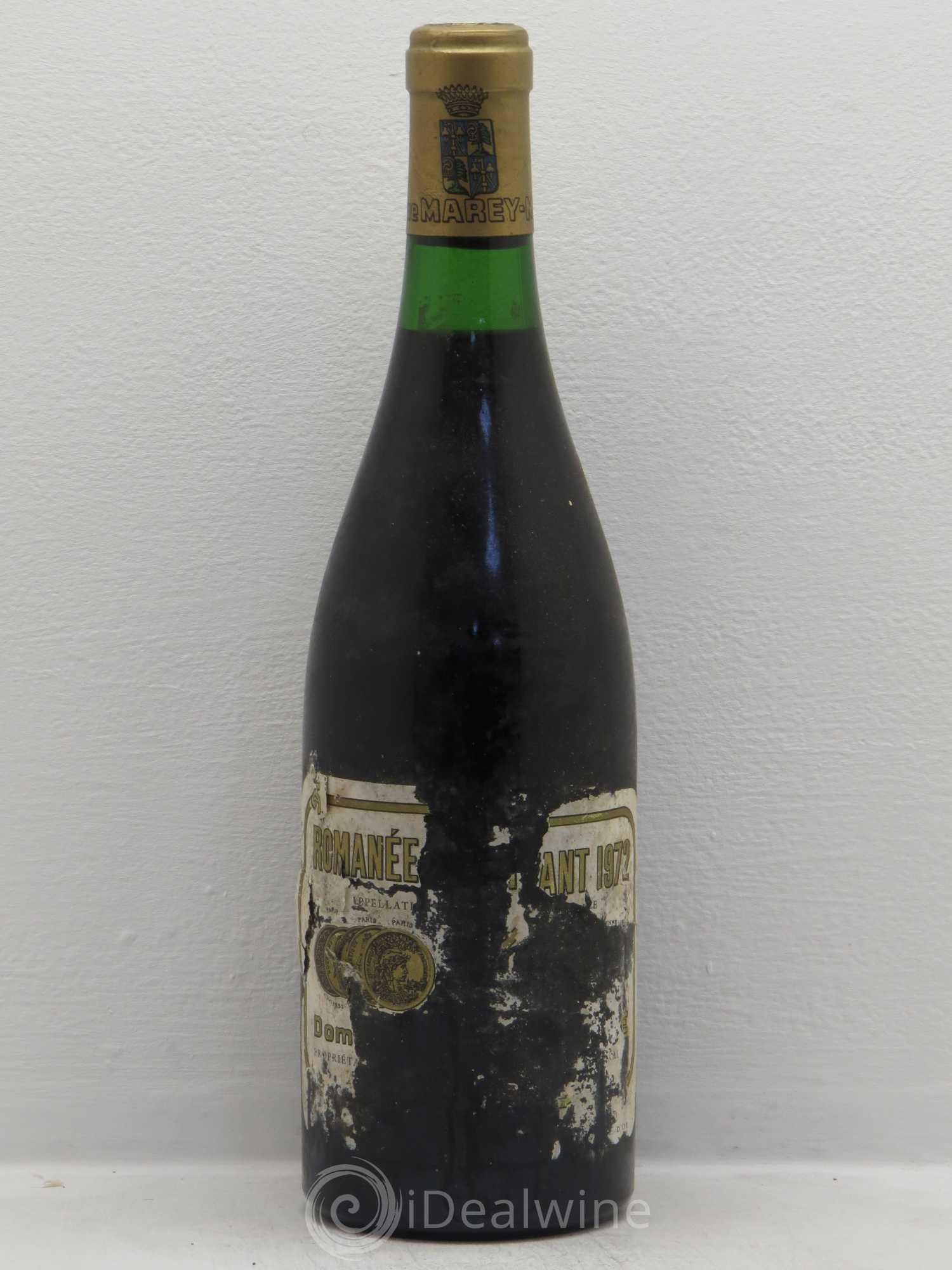 Romanée-Saint-Vivant Grand Cru Domaine de la Romanée-Conti Marey-Monge 1972 - Lot de 1 bouteille - 0