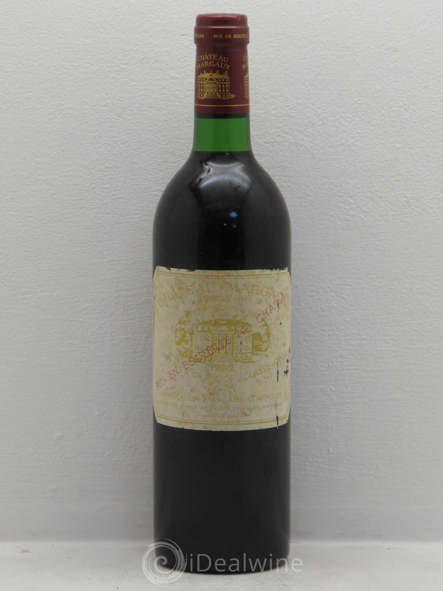 Château Margaux 1er Grand Cru Classé 1982 - Lot de 1 bouteille - 0