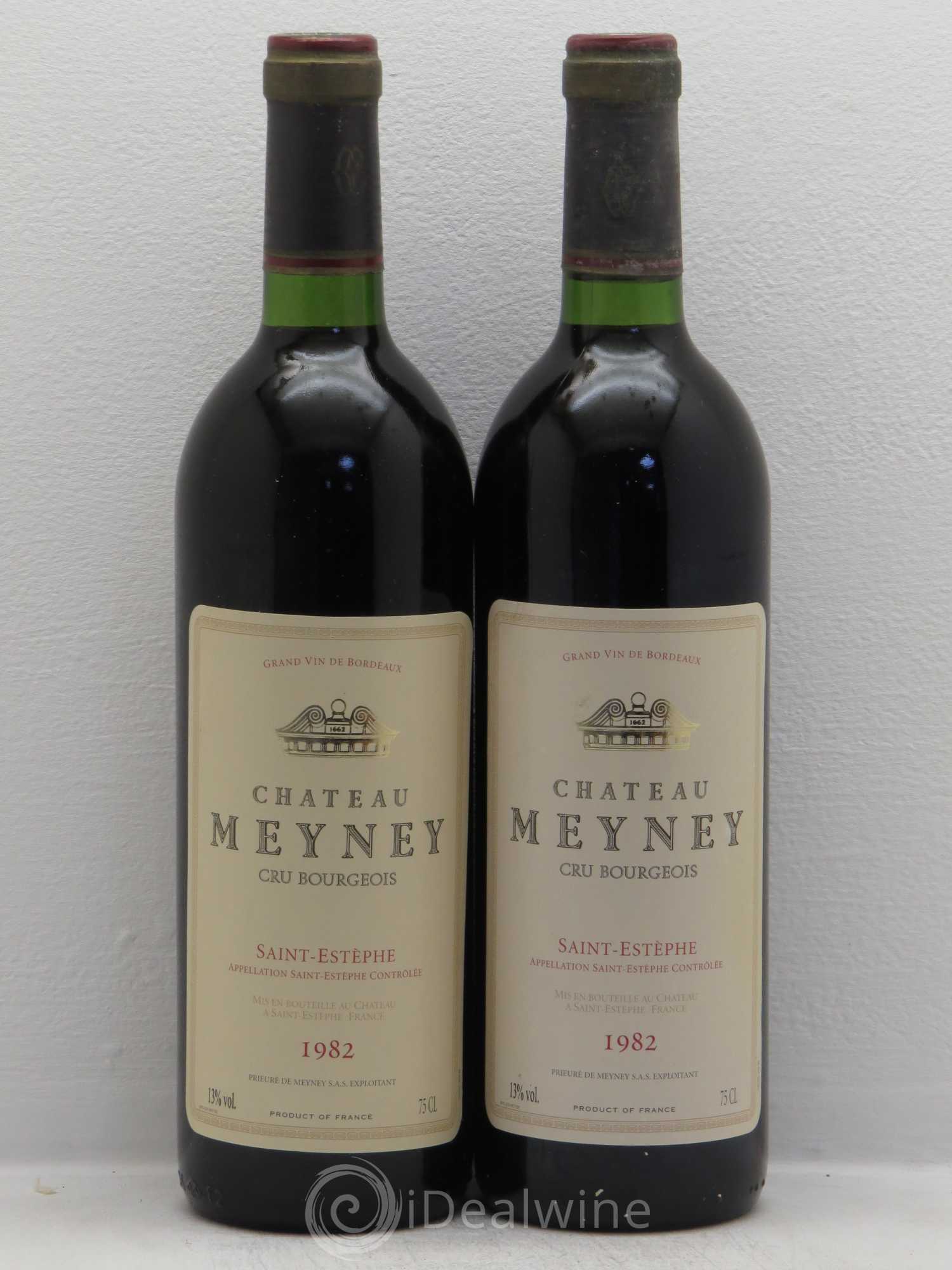 Château Meyney 1982 - Lot de 2 bouteilles - 0