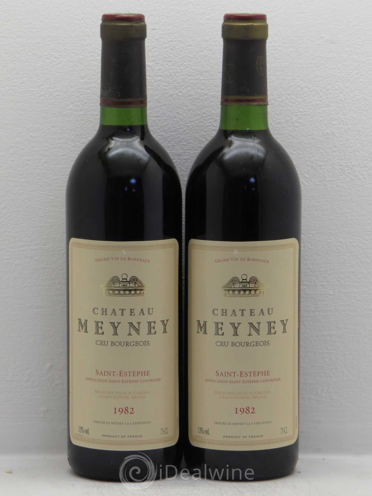 Château Meyney 1982 - Lot de 2 bouteilles - 0