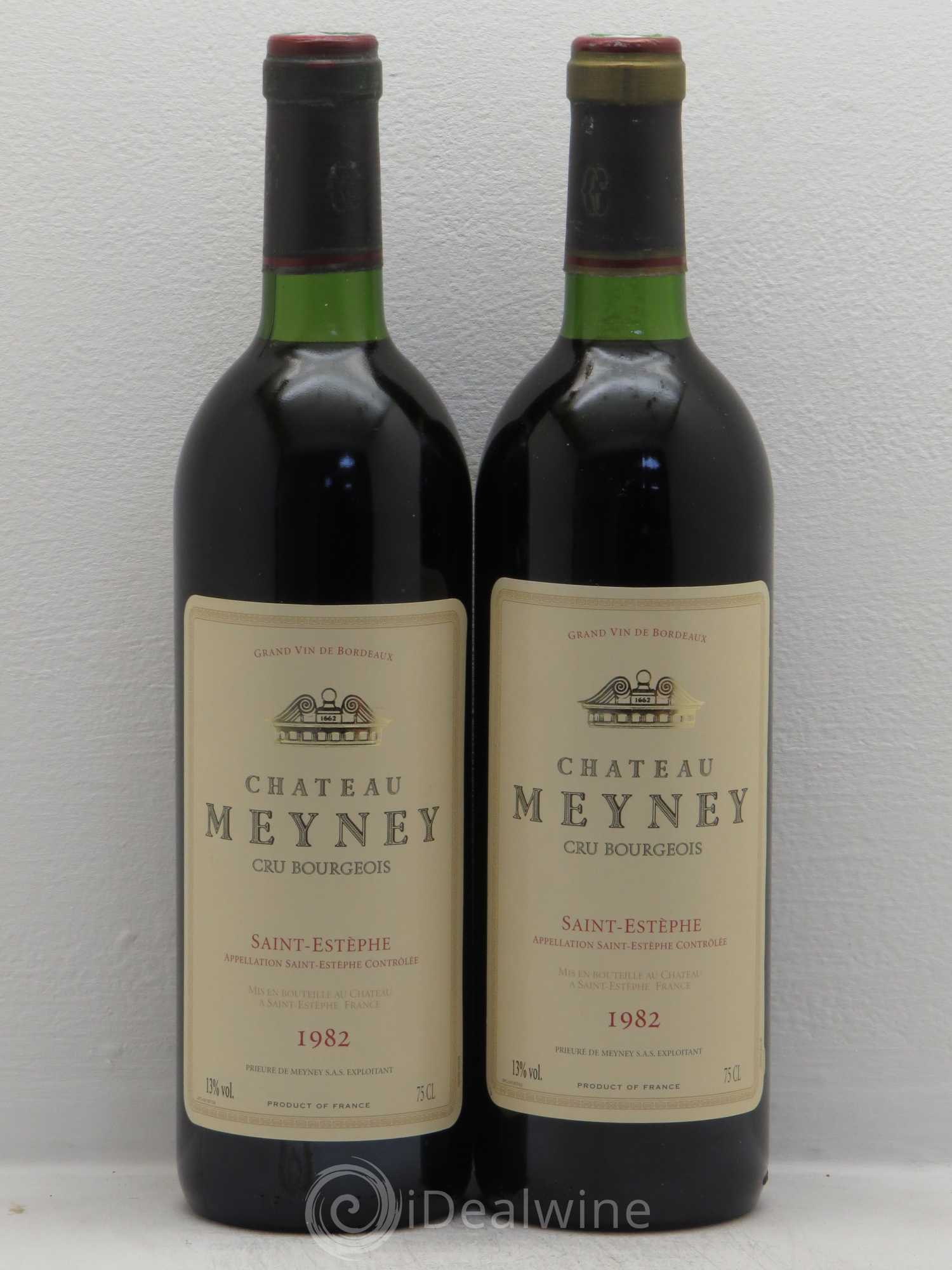 Château Meyney 1982 - Lot de 2 bouteilles - 0