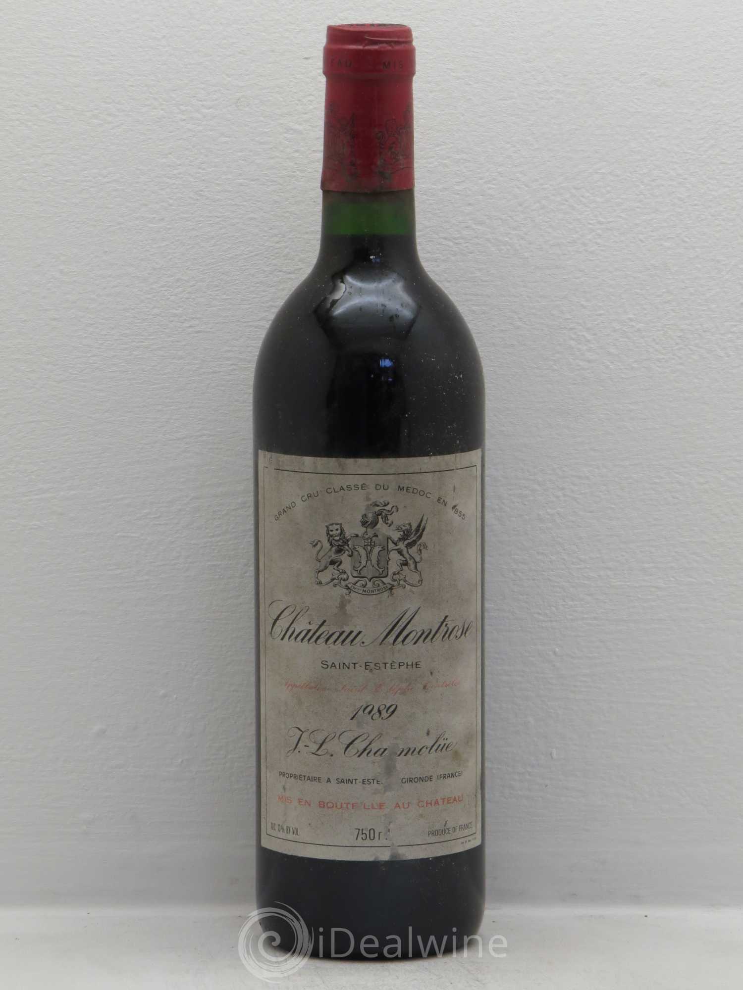 Château Montrose 2ème Grand Cru Classé 1989 - Lot de 1 bouteille - 0