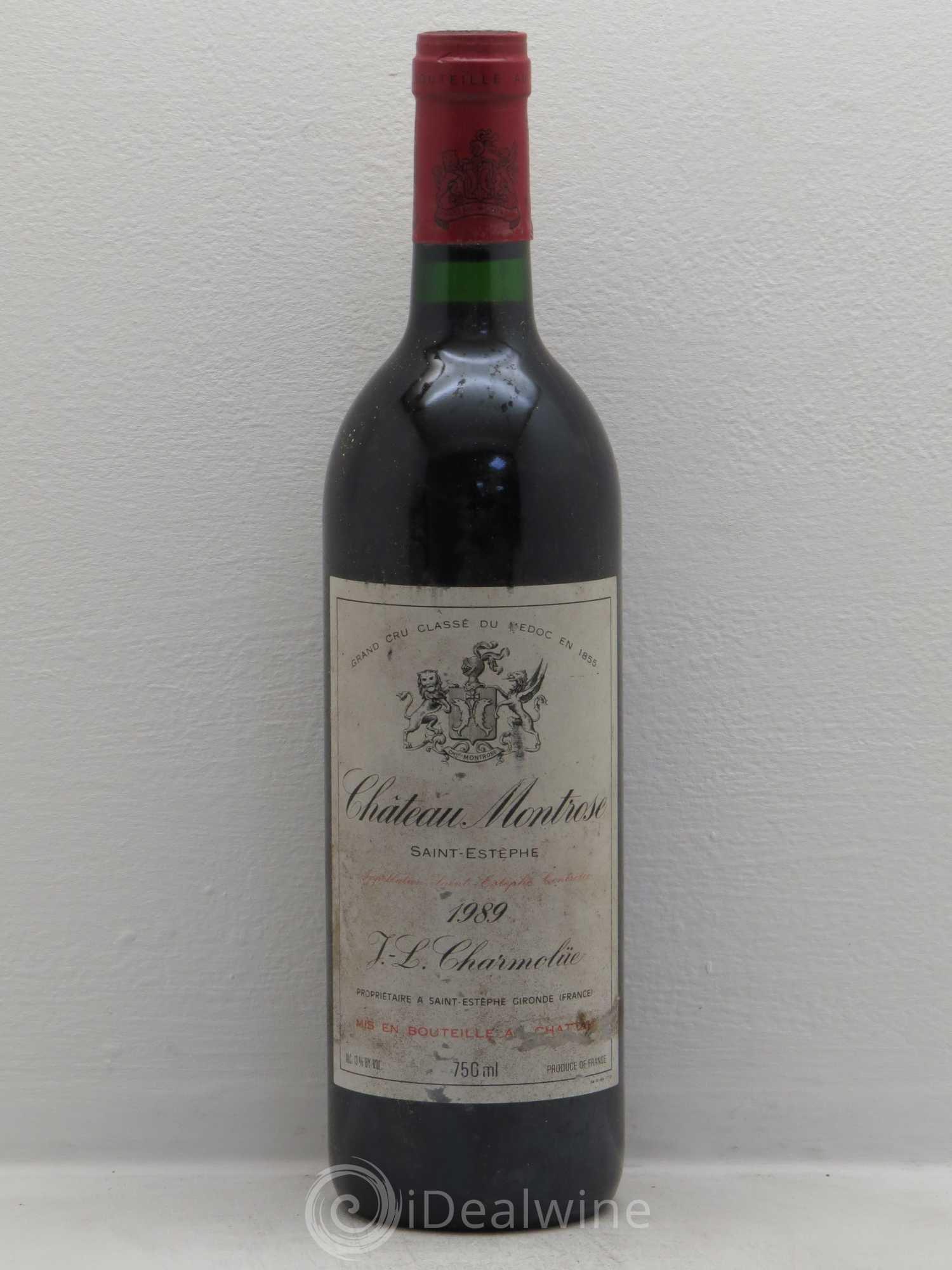 Château Montrose 2ème Grand Cru Classé 1989 - Lot de 1 bouteille - 0