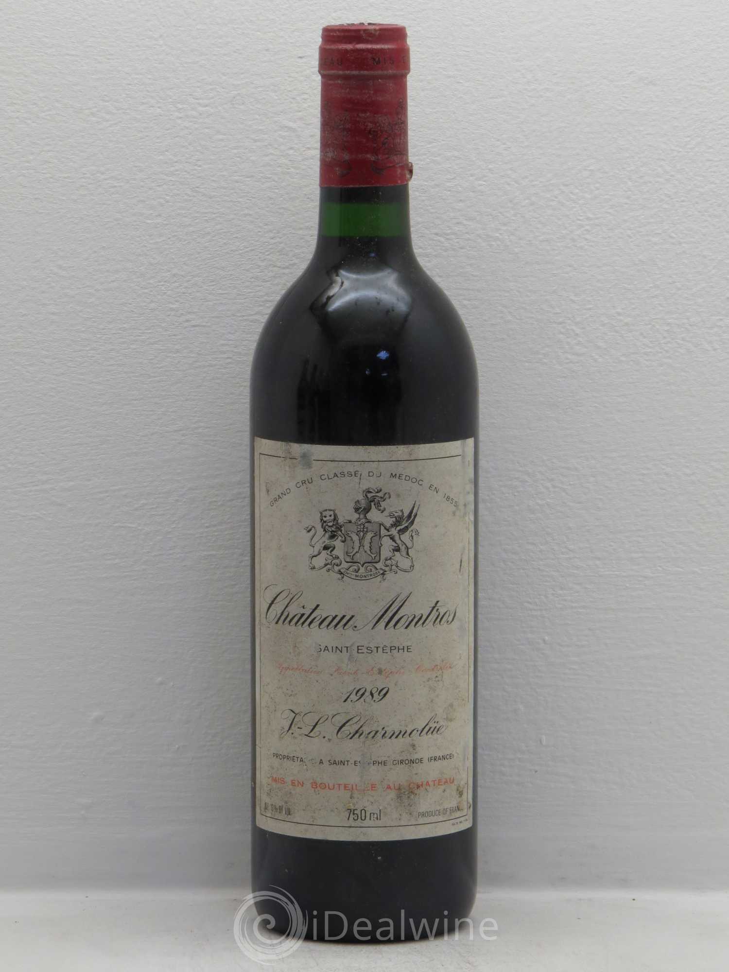 Château Montrose 2ème Grand Cru Classé 1989 - Lot de 1 bouteille - 0