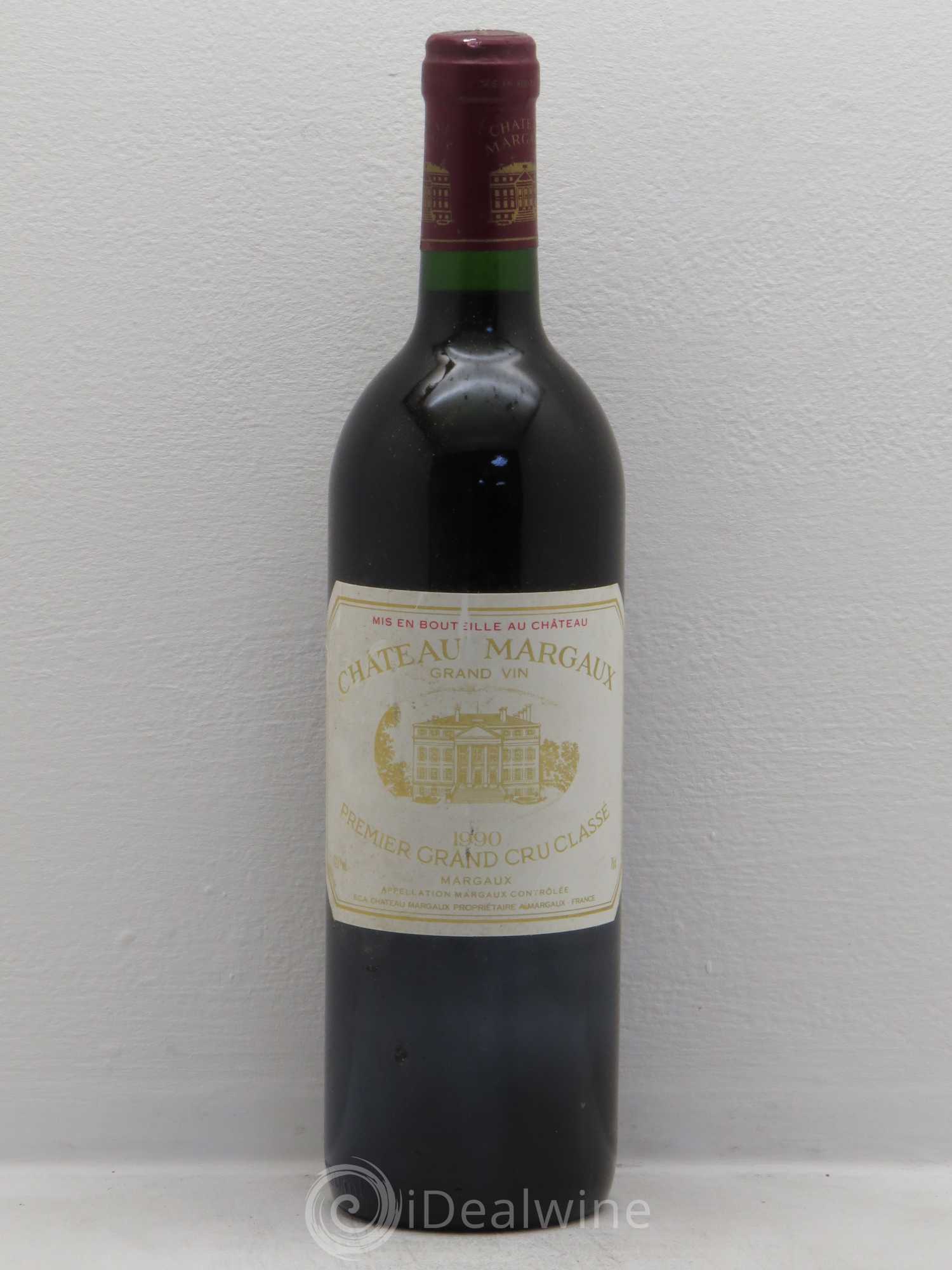 Château Margaux 1er Grand Cru Classé 1990 - Lot de 1 bouteille - 0
