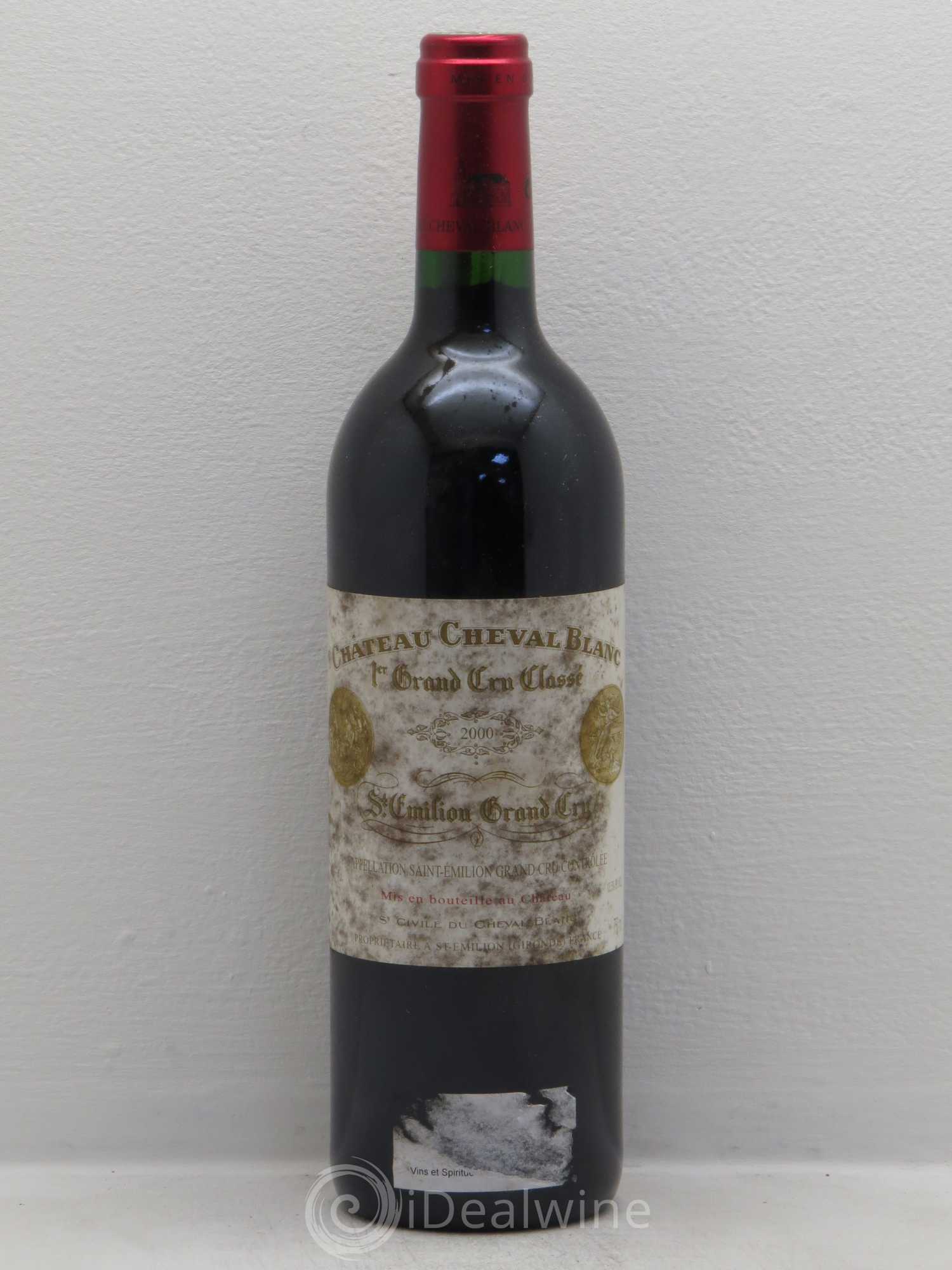 Château Cheval Blanc 1er Grand Cru Classé A (sans prix de réserve) 2000 - Lot de 1 bouteille - 0