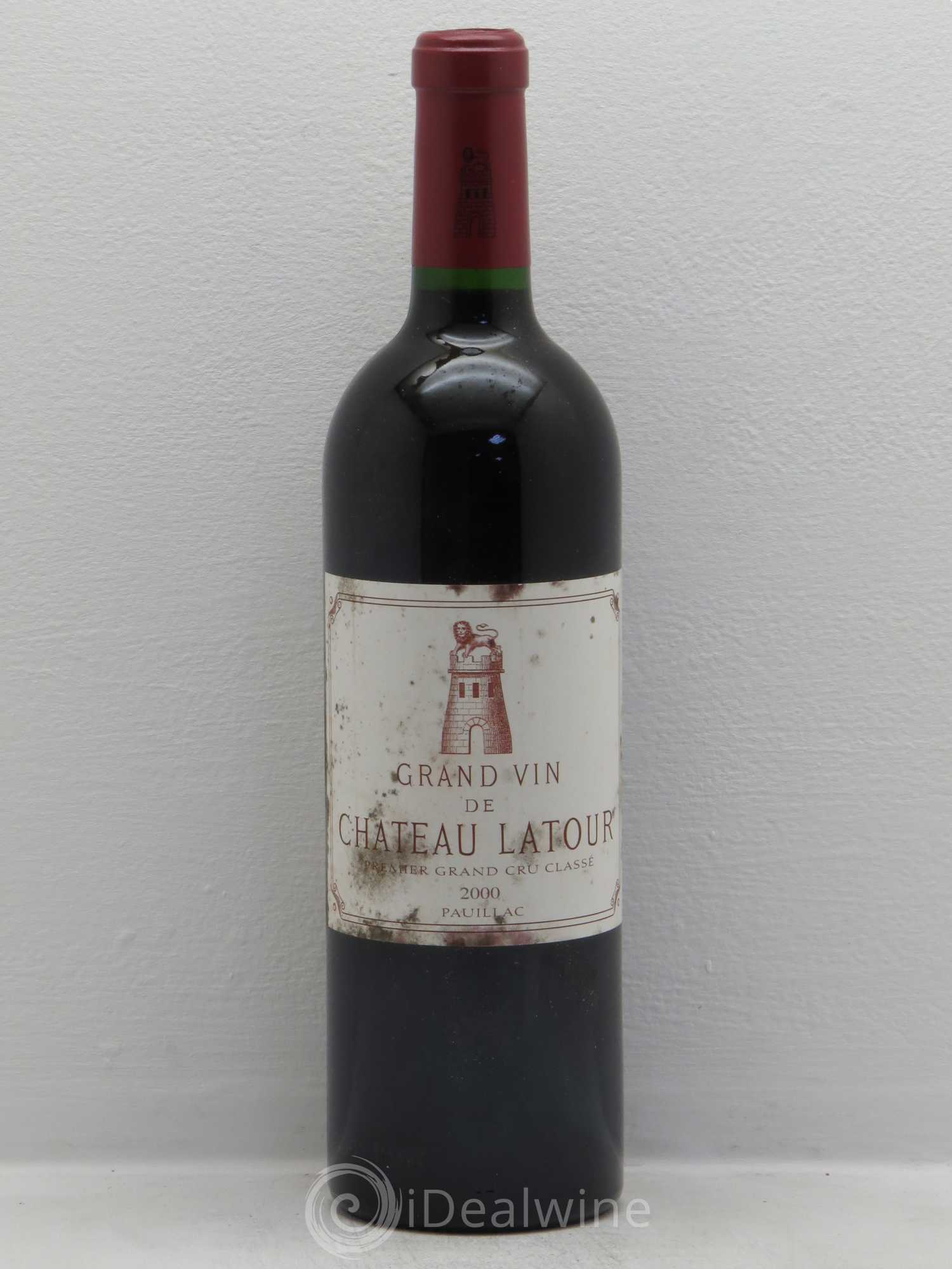 Château Latour 1er Grand Cru Classé 2000 - Lot de 1 bouteille - 0