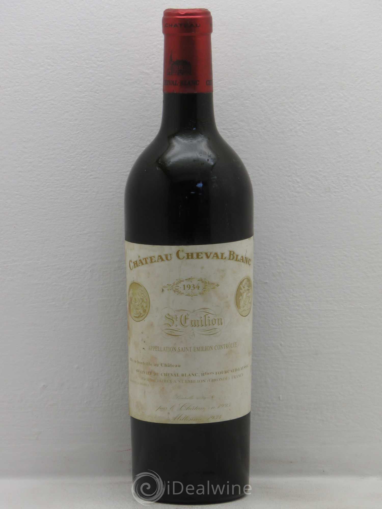Château Cheval Blanc 1er Grand Cru Classé A 1934 - Lot de 1 bouteille - 0