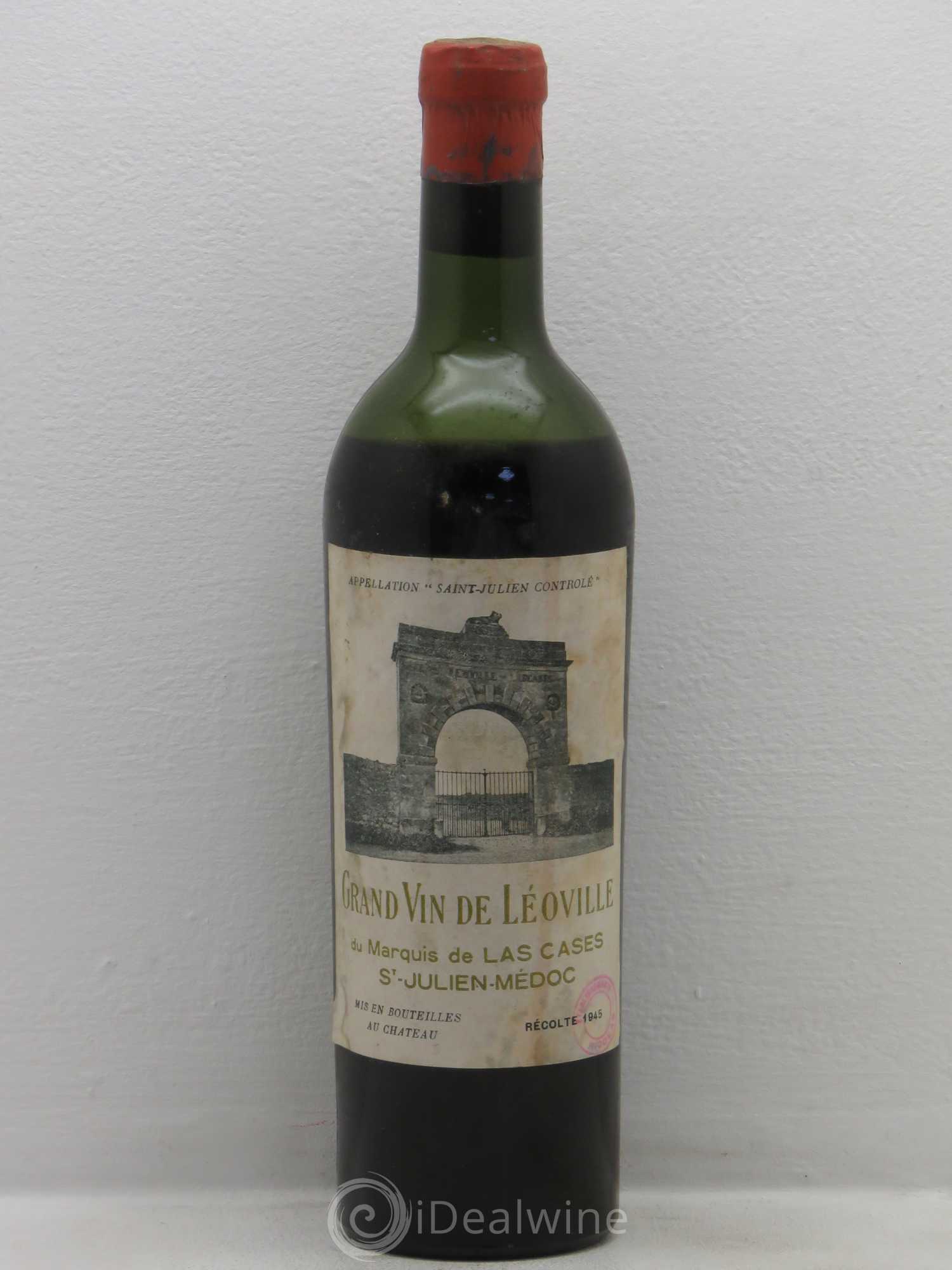 Château Léoville Las Cases 2ème Grand Cru Classé 1945 - Lot de 1 bouteille - 0