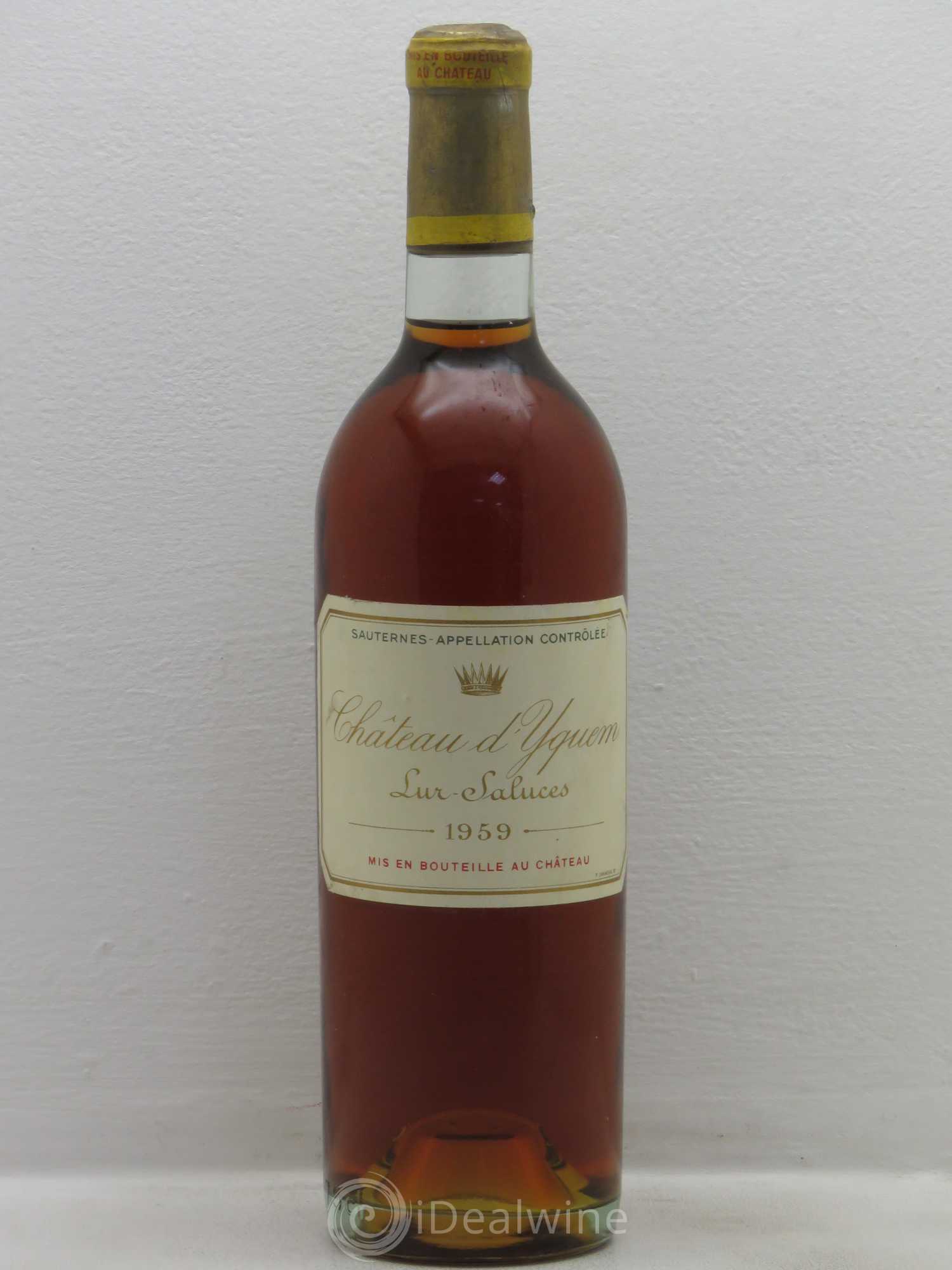 Château d' Yquem 1er Cru Classé Supérieur 1959 - Lotto di 1 bottiglia - 0