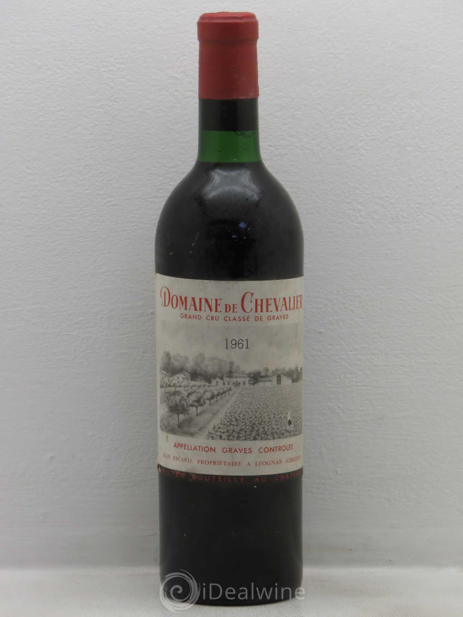 Domaine de Chevalier Cru Classé de Graves 1961 - Lot de 1 bouteille - 0