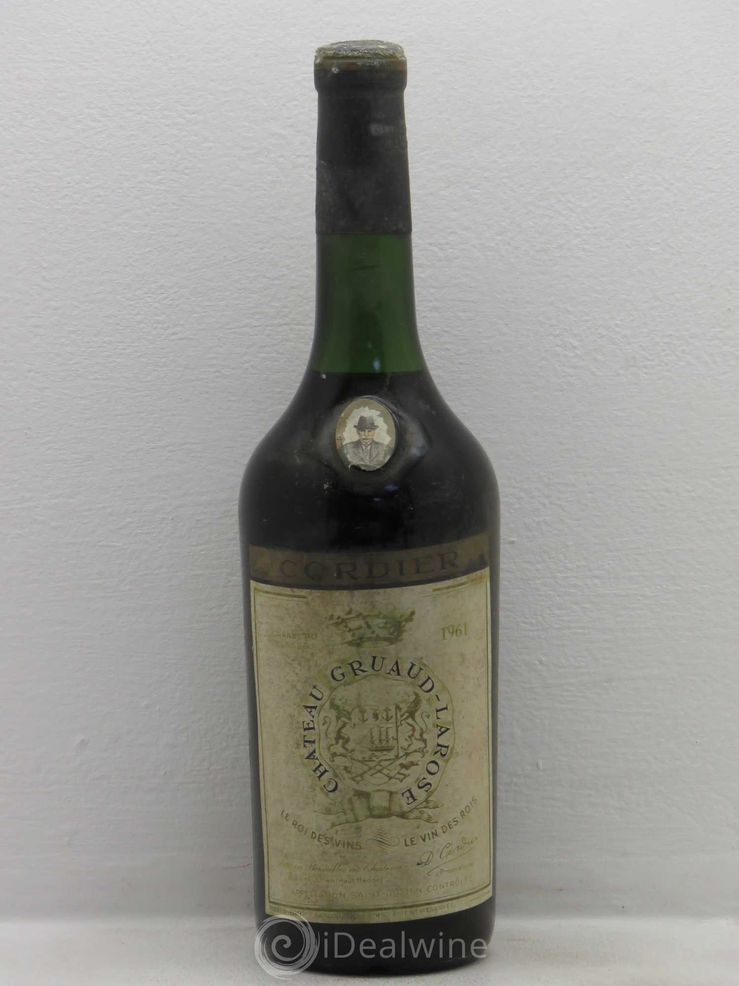 Château Gruaud Larose 2ème Grand Cru Classé 1961 - Lot de 1 bouteille - 0