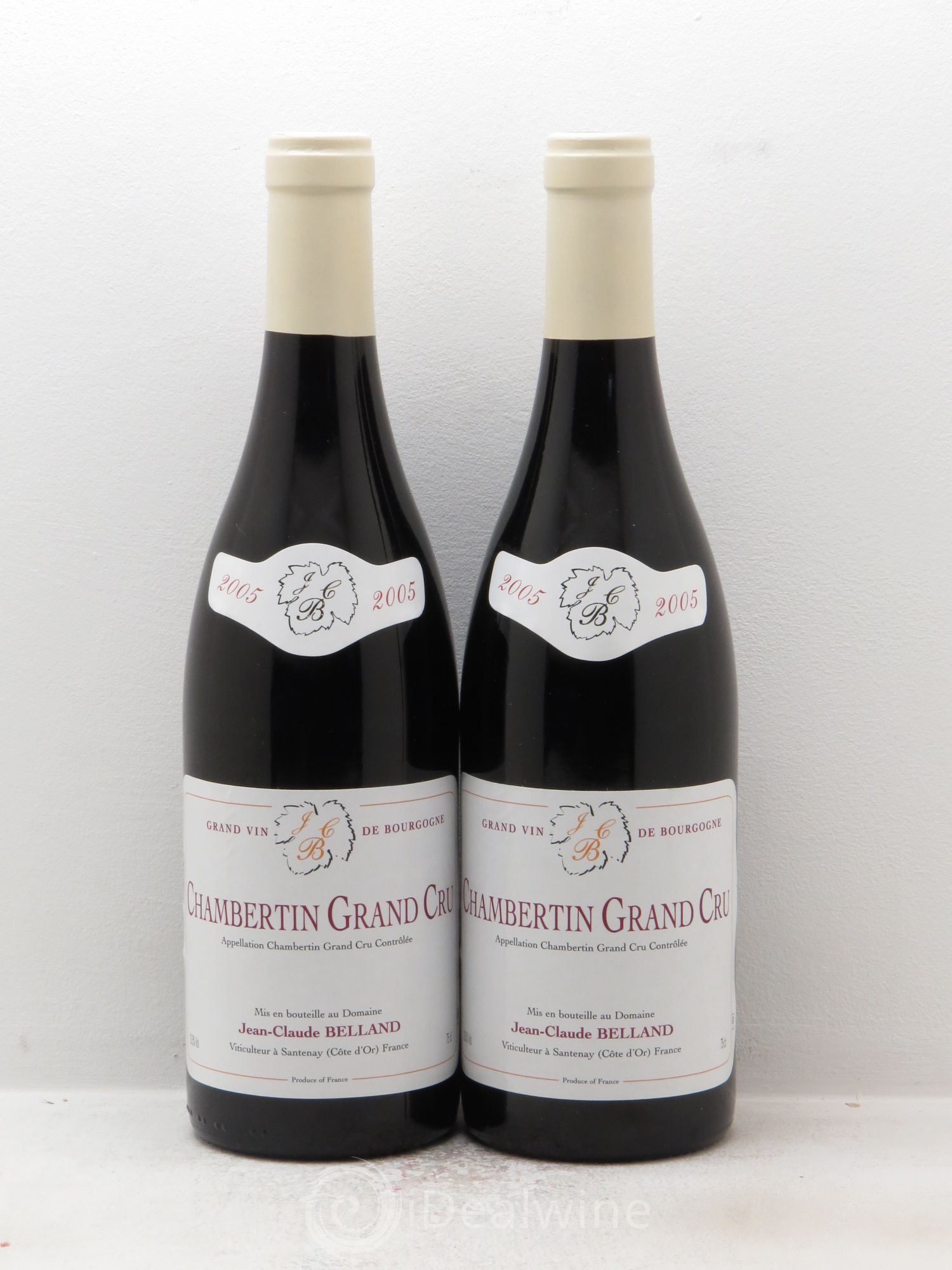 Chambertin Grand Cru Jean-Claude Belland 2005 - Lot de 2 bouteilles - 0