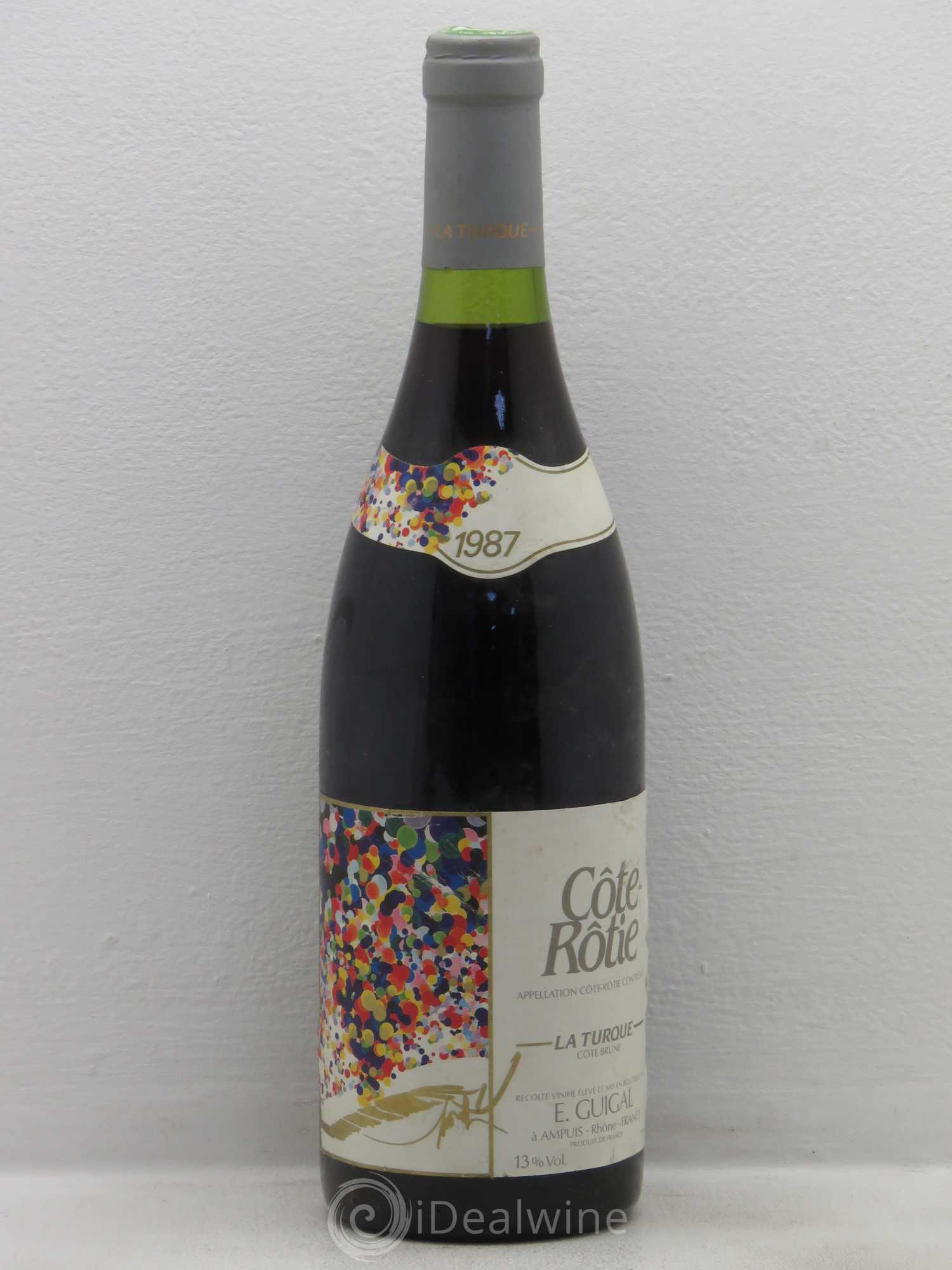 Côte-Rôtie La Turque Guigal 1987 - Lot de 1 bouteille - 0