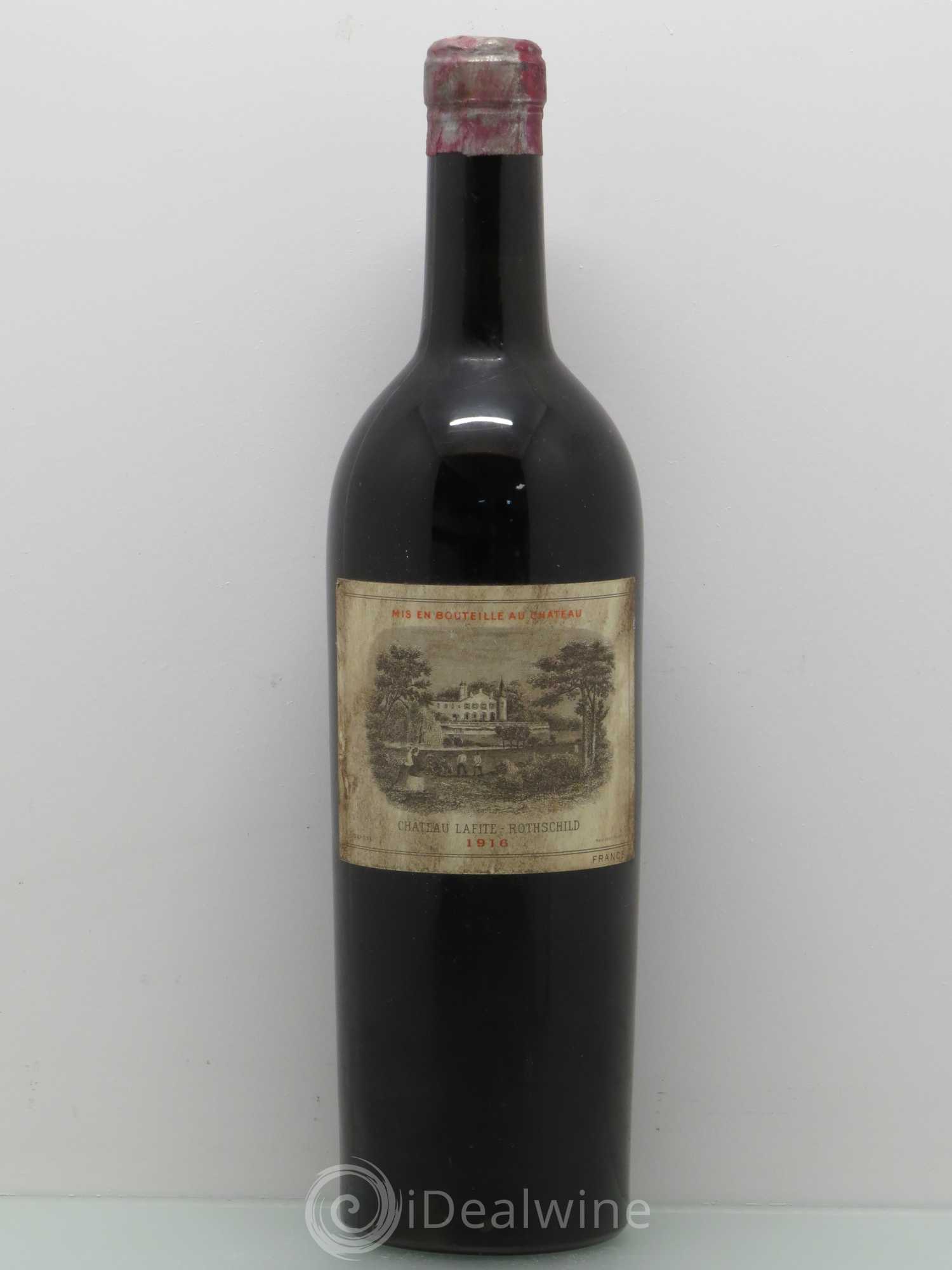 Château Lafite Rothschild 1er Grand Cru Classé 1916 - Lot de 1 bouteille - 0