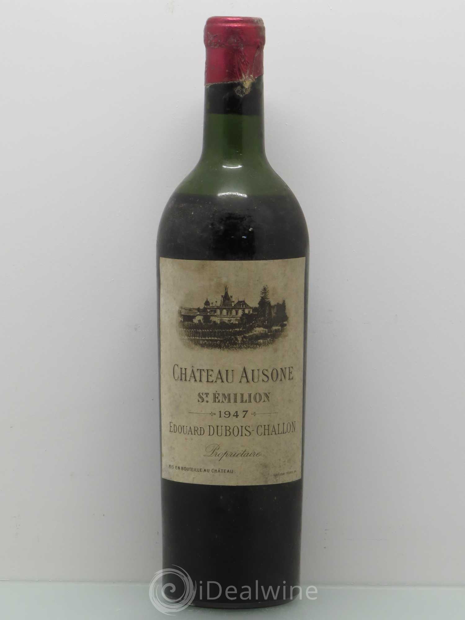 Château Ausone 1er Grand Cru Classé A (sans prix de réserve) 1947 - Lot de 1 bouteille - 0