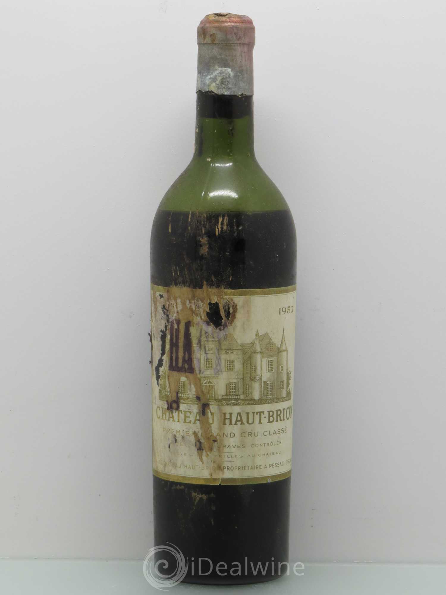 Château Haut Brion 1er Grand Cru Classé 1952 - Lot de 1 bouteille - 0