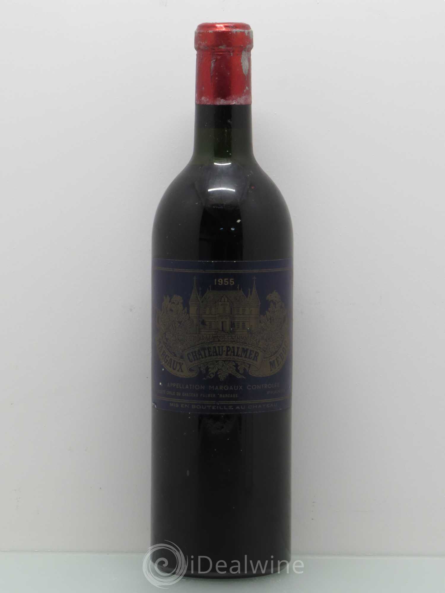 Château Palmer 3ème Grand Cru Classé 1955 - Lot de 1 bouteille - 0