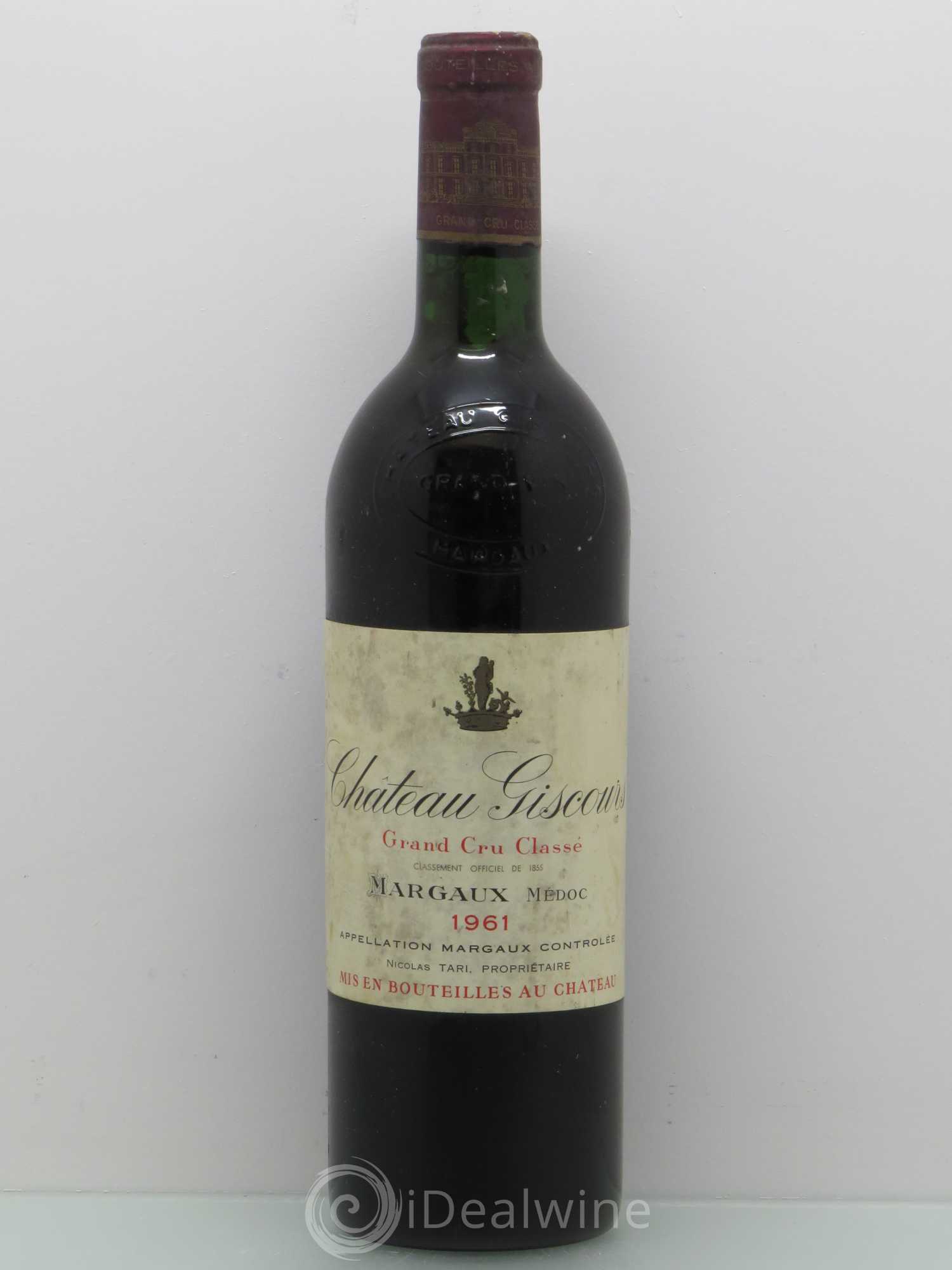 Château Giscours 3ème Grand Cru Classé 1961 - Lot de 1 bouteille - 0