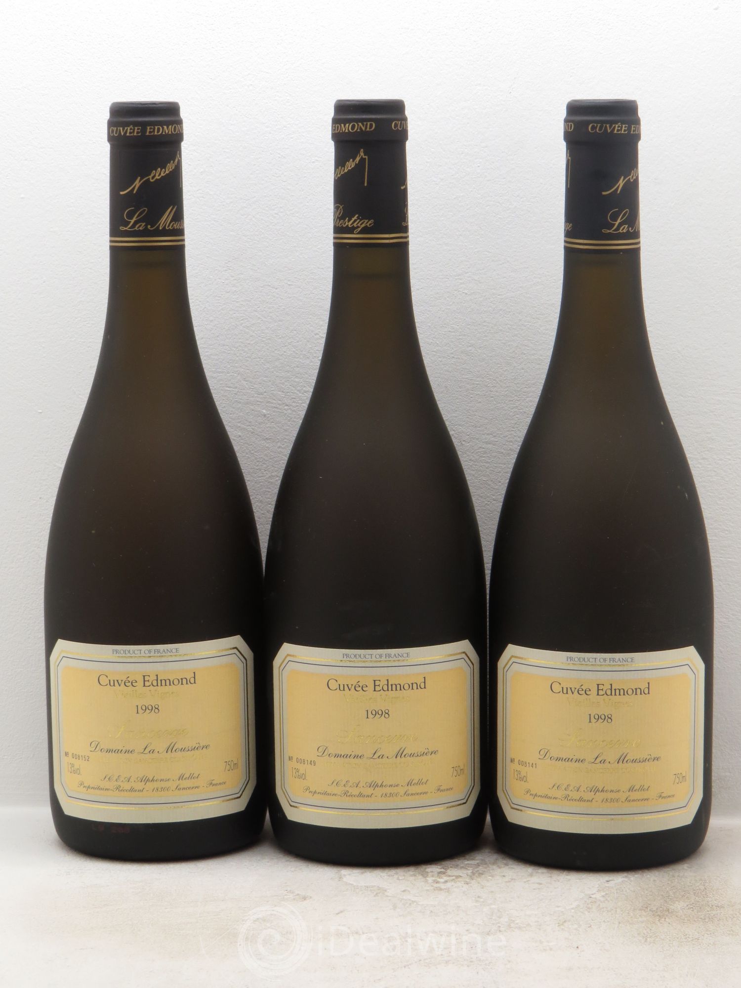 Sancerre Cuvée Edmond Alphonse Mellot 1998 - Posten von 3 Flaschen - 0