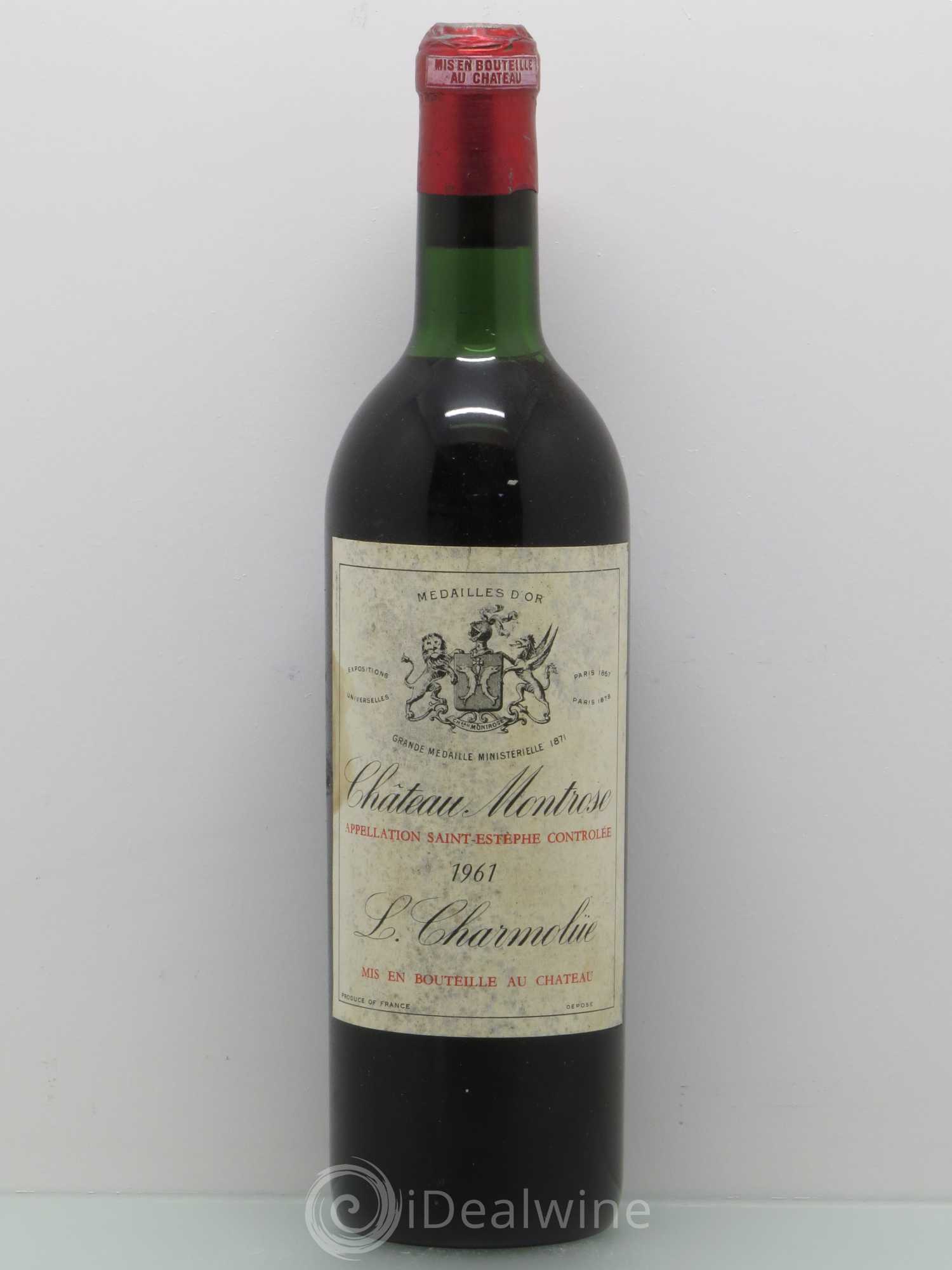 Château Montrose 2ème Grand Cru Classé 1961 - Lot de 1 bouteille - 0