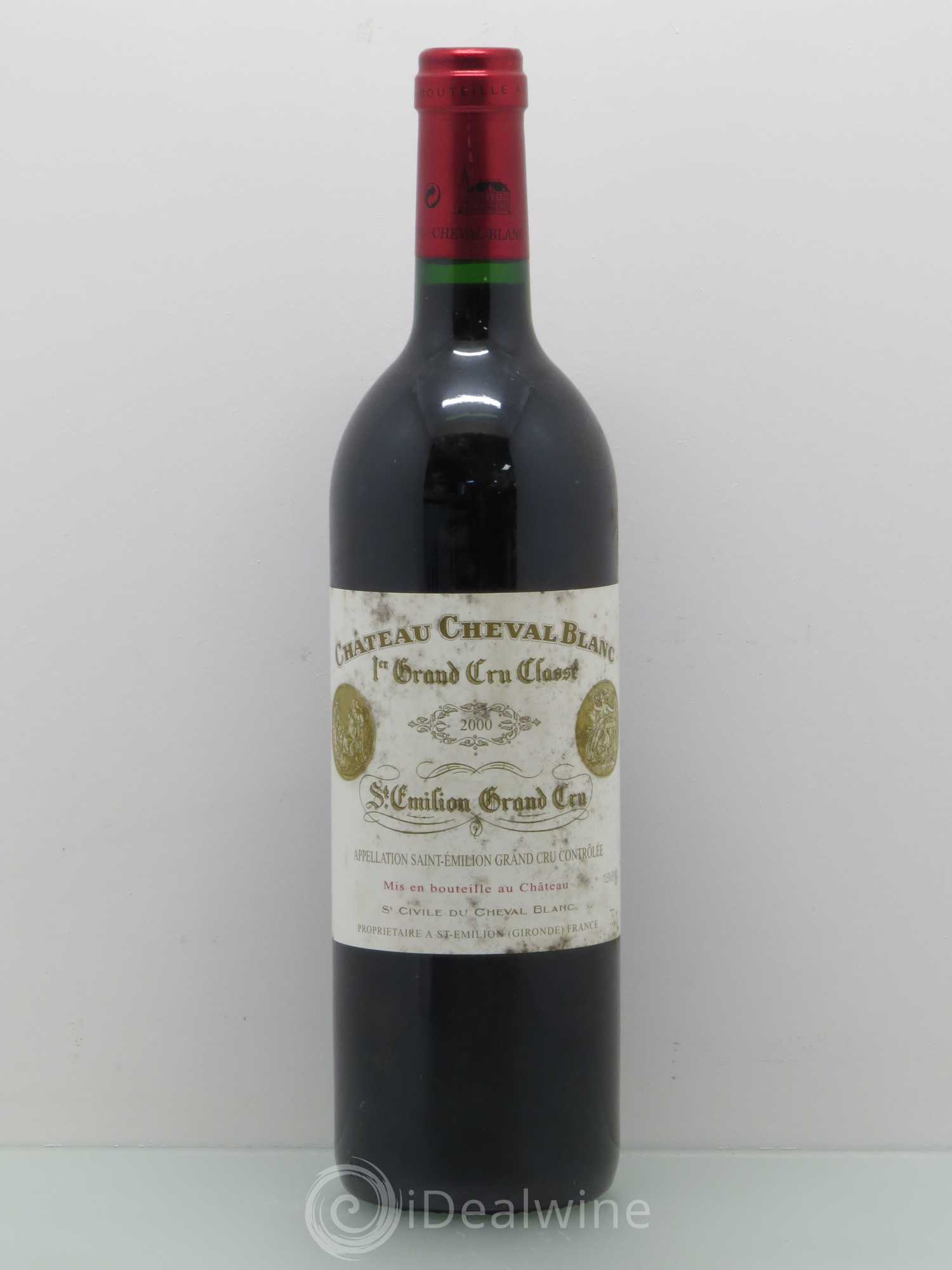 Château Cheval Blanc 1er Grand Cru Classé A 2000 - Lot de 1 bouteille - 0