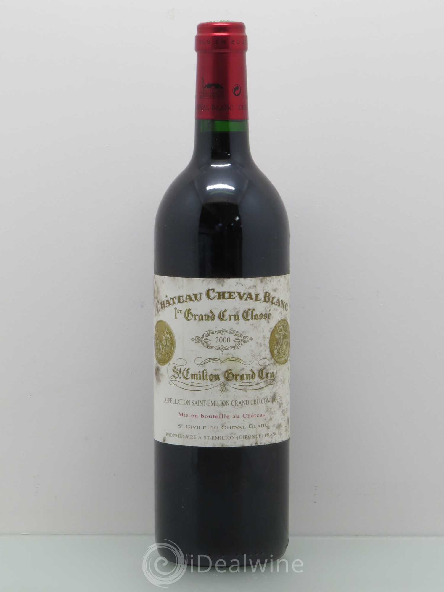 Château Cheval Blanc 1er Grand Cru Classé A 2000 - Lot de 1 bouteille - 0