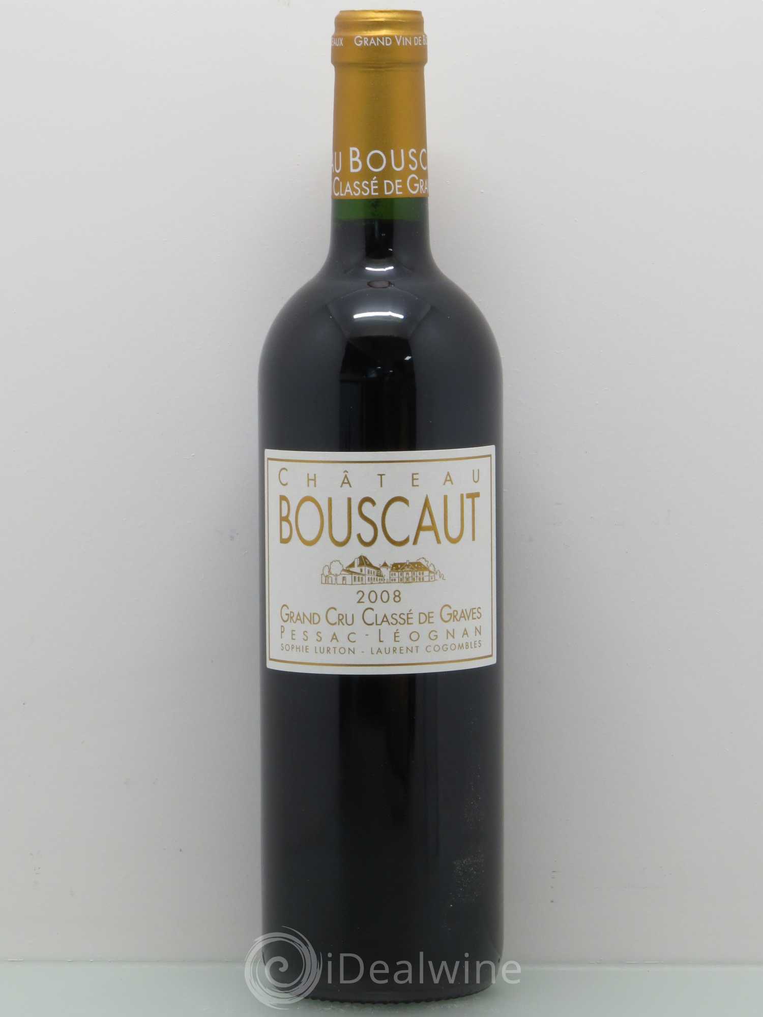 Château Bouscaut Cru Classé de Graves 2008 - Lot de 1 bouteille - 0