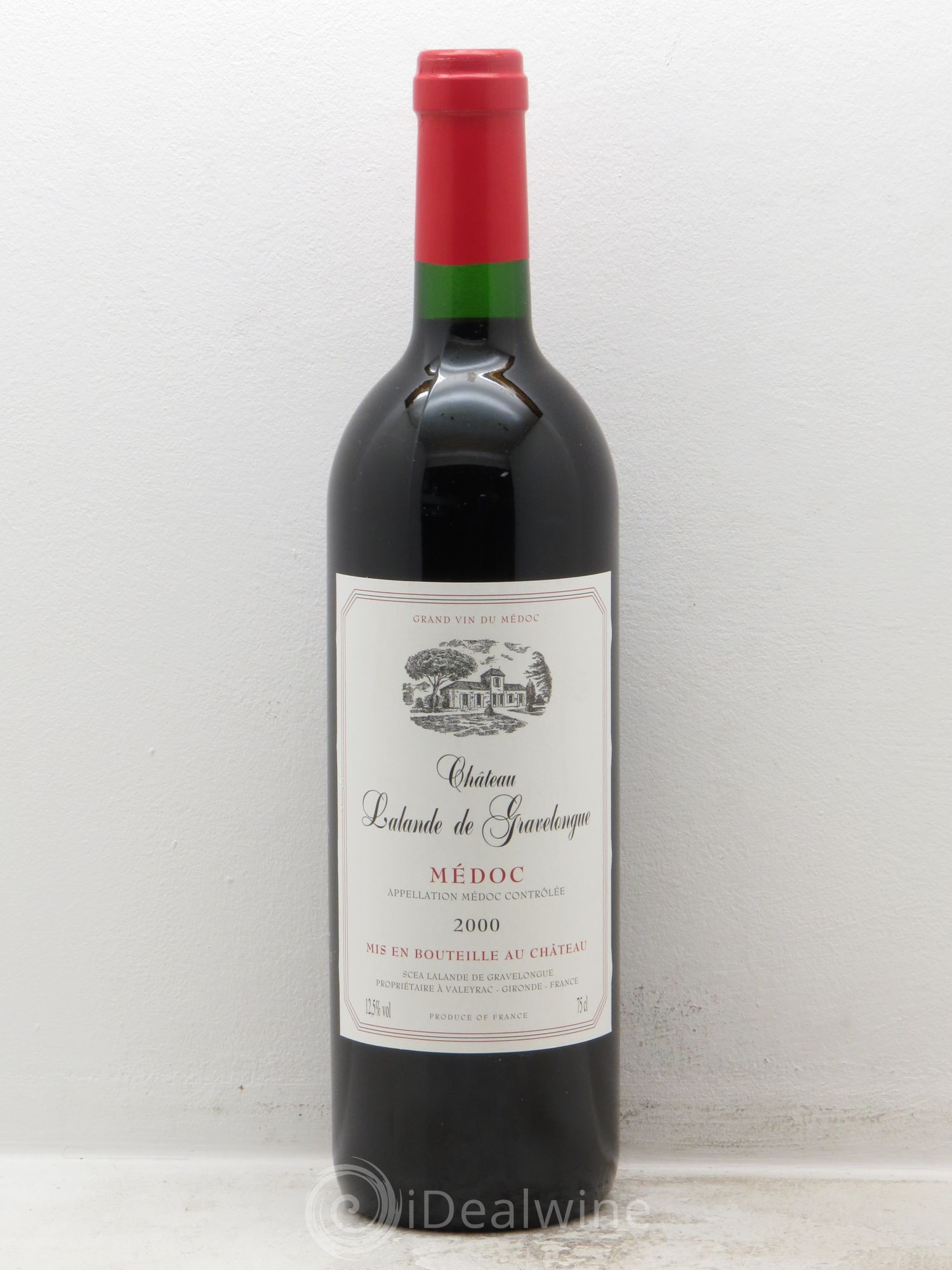 Médoc Lalande de Gravelongue 2000 - Posten von 6 Flaschen - 0
