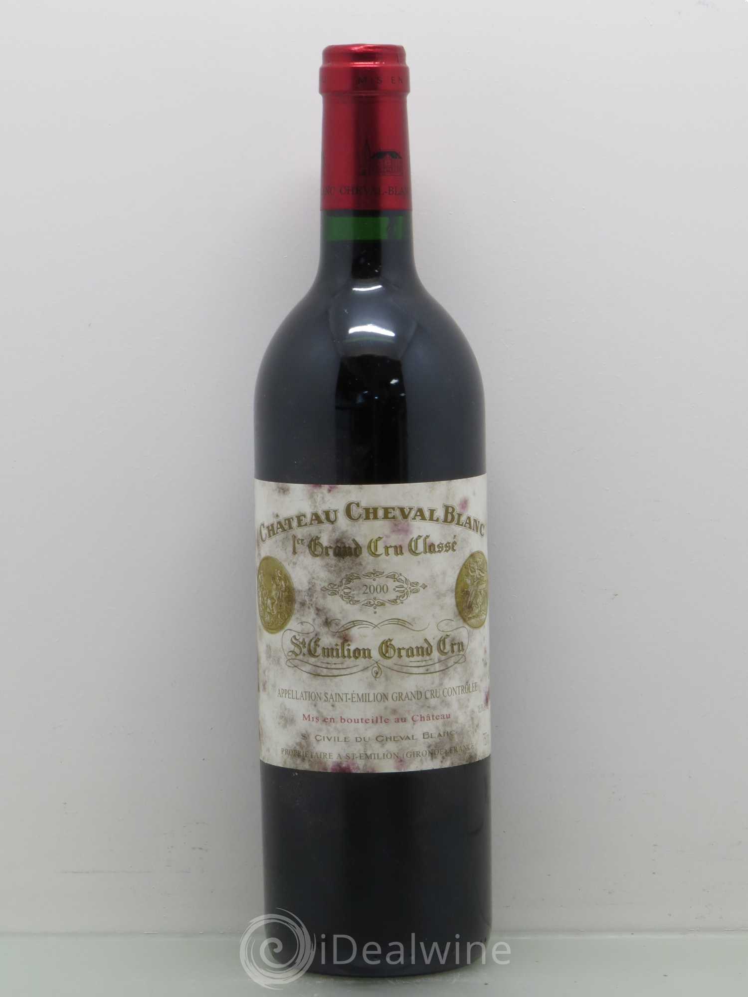 Château Cheval Blanc 1er Grand Cru Classé A 2000 - Lot de 1 bouteille - 0